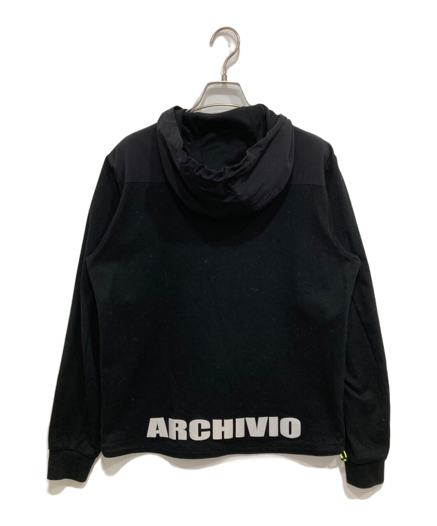 中古・古着通販】archivio (アルチビオ) ジップパーカー ブラック 
