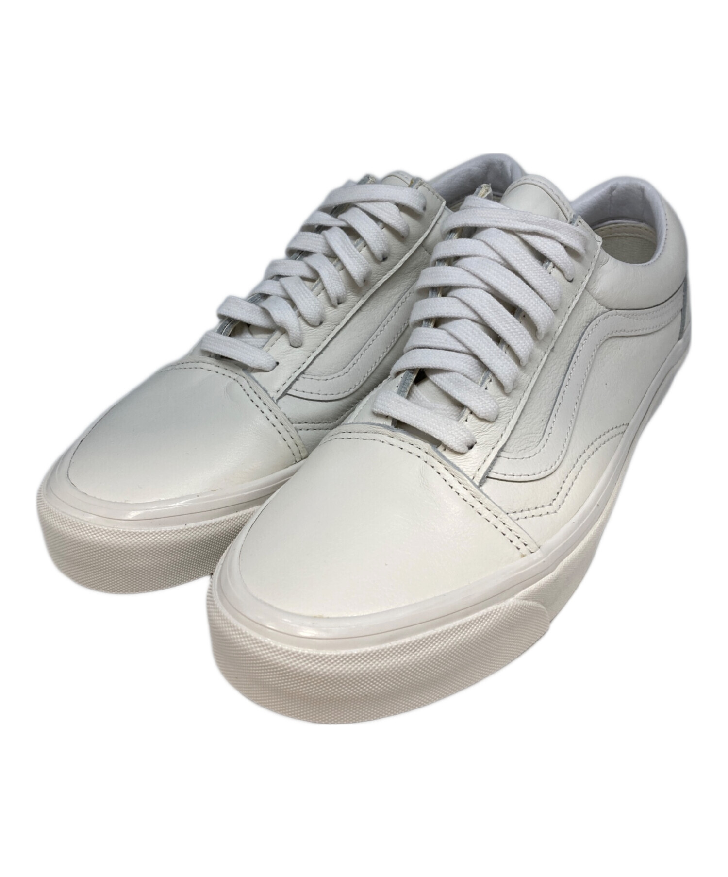 中古・古着通販】VANS (バンズ) スニーカー ホワイト サイズ:27cm 