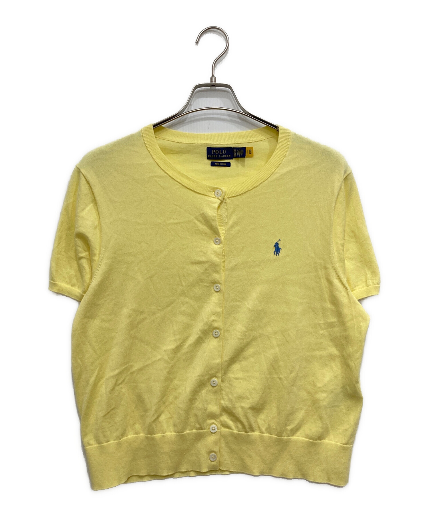 Polo Ralph Lauren イエロー　カーディガン 春カラー　現行タグ Polo Ralph Lauren イエロー カーディガン 春カラー 現行タグ 【公式通販】