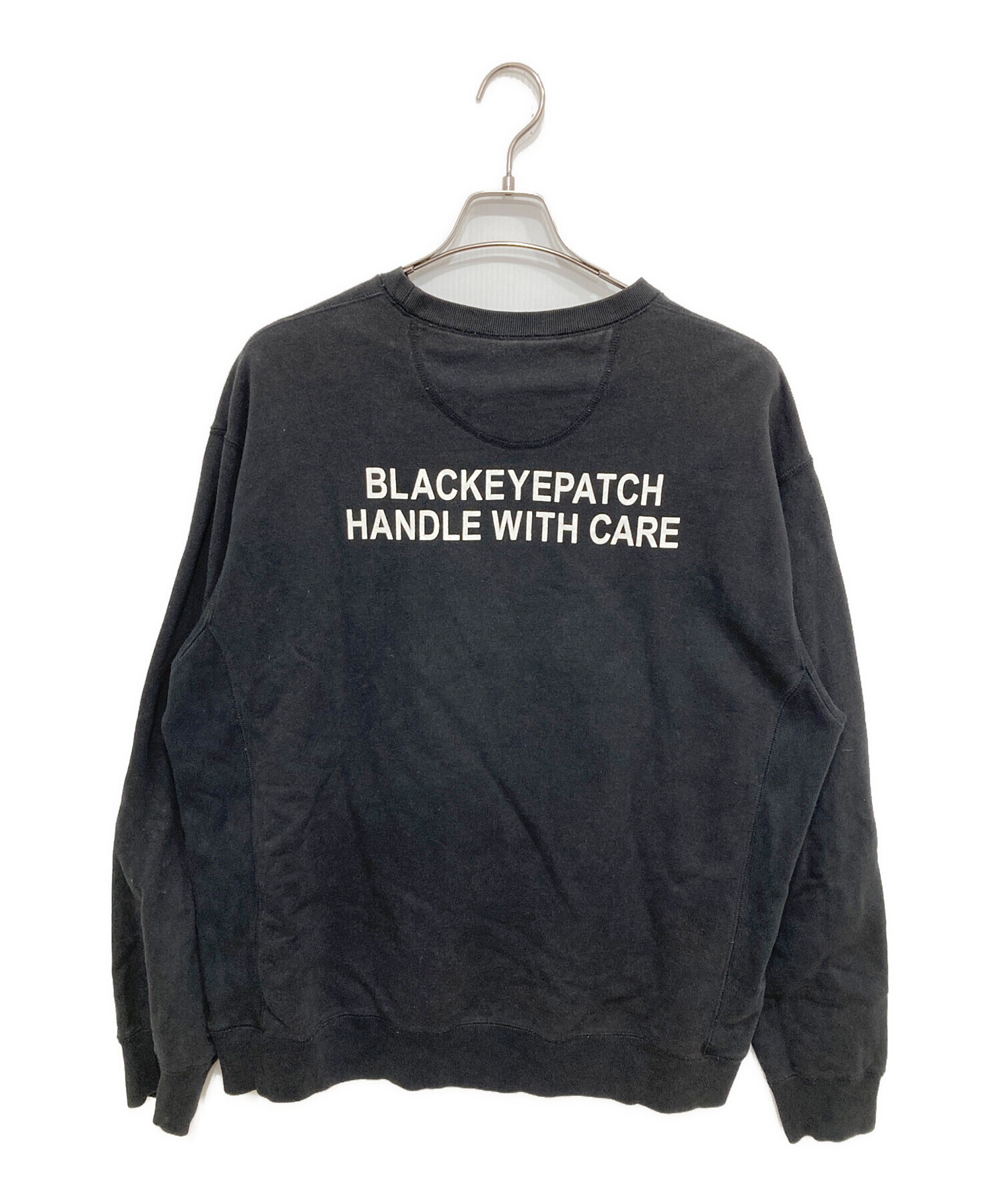 Blackeyepatch 取扱注意 刺繍 スウェット XL 【公式通販】 Blackeyepatch 取扱注意 刺繍 スウェット XL 【公式通販】