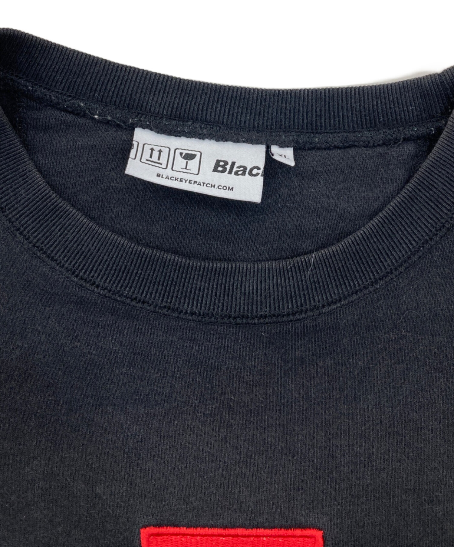 中古・古着通販】BlackEyePatch (ブラックアイパッチ) 取扱注意 刺繍 