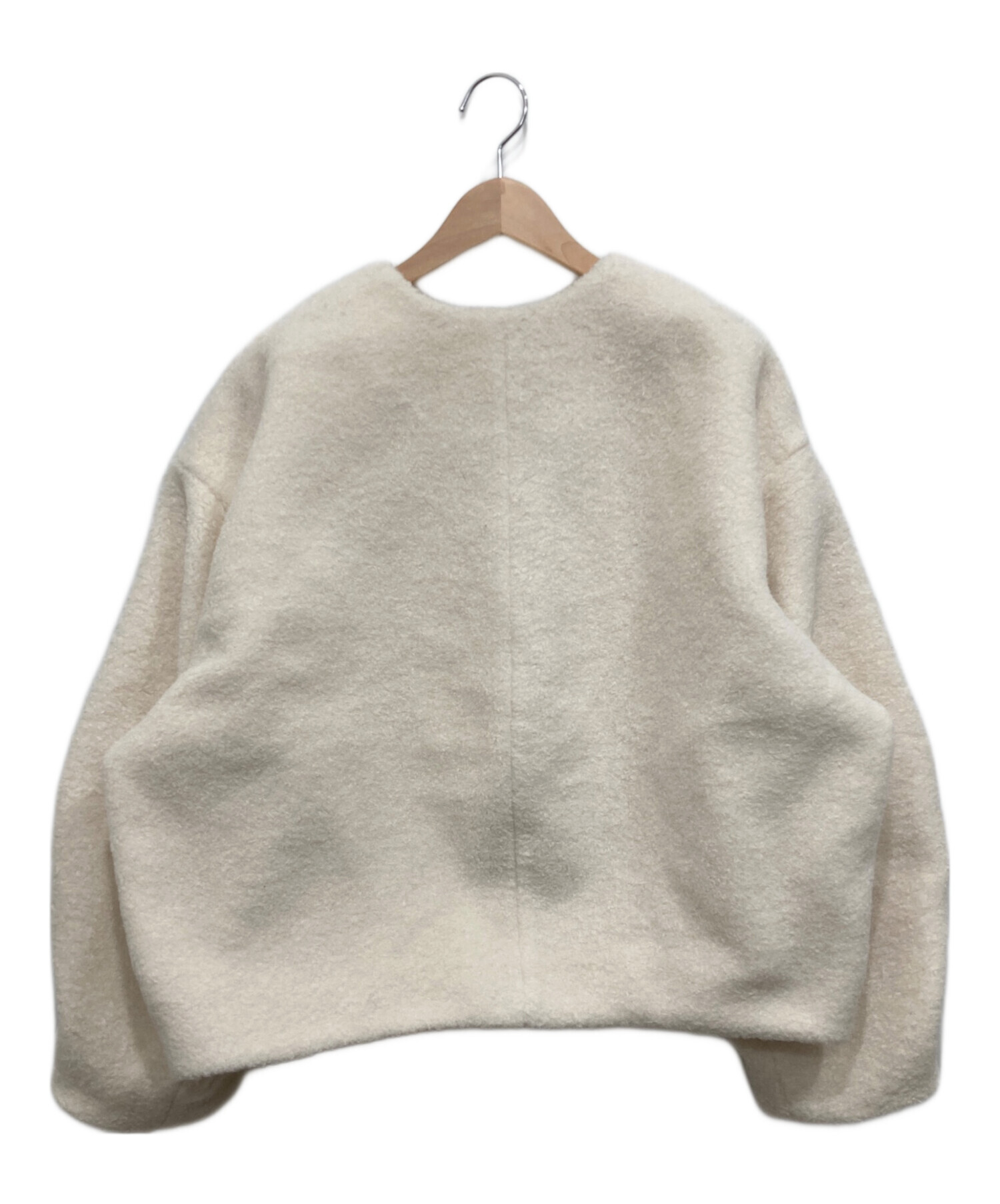 中古・古着通販】LAGUNA MOON (ラグナムーン) ボアブルゾン ホワイト