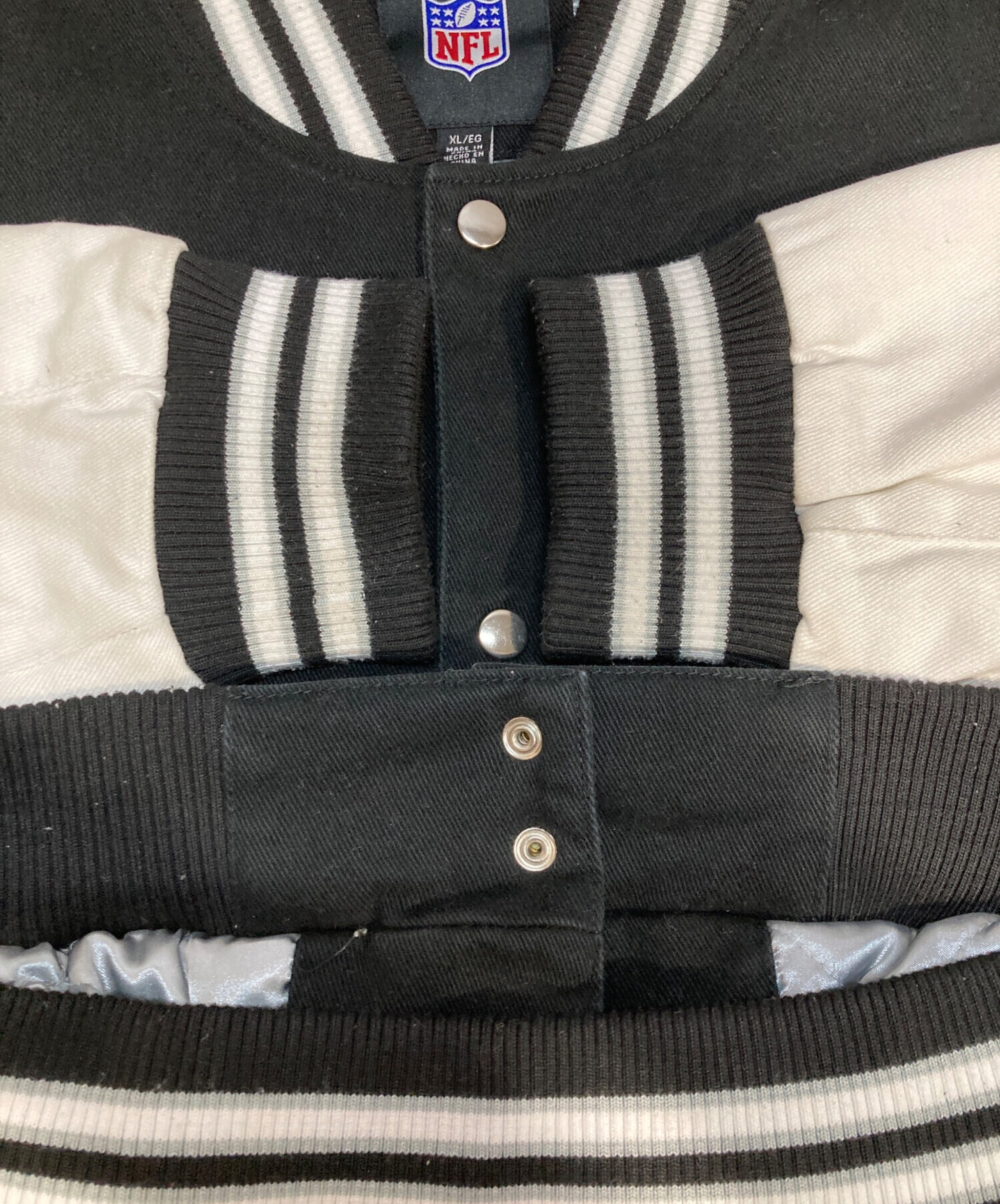 中古・古着通販】NFL (エヌエフエル) コットンスタジャン ブラック 