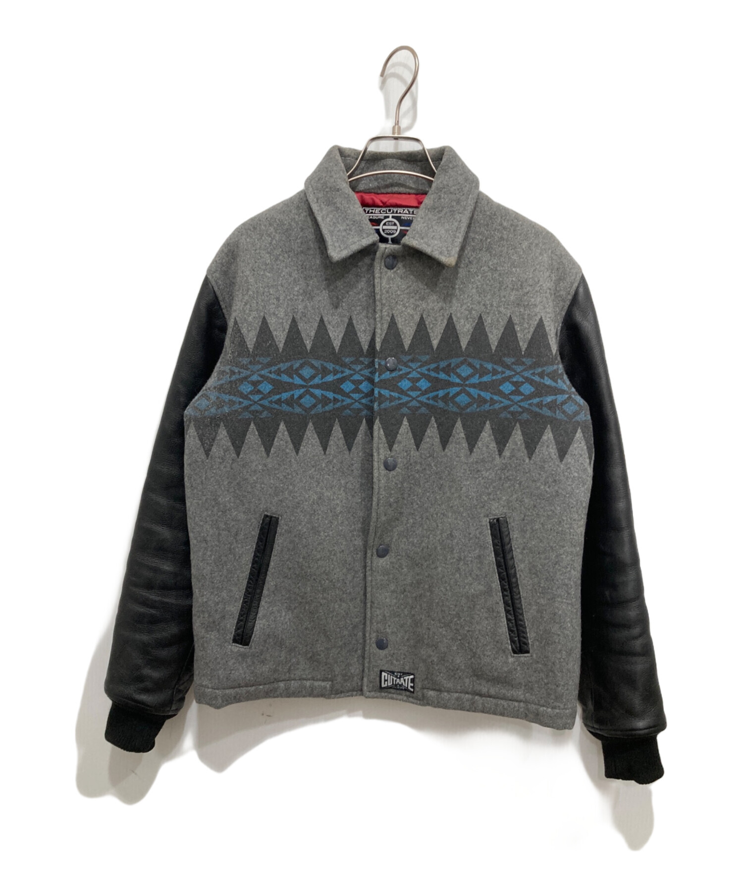 中古・古着通販】THE CUTRATE (カットレイト) スタジャン グレー