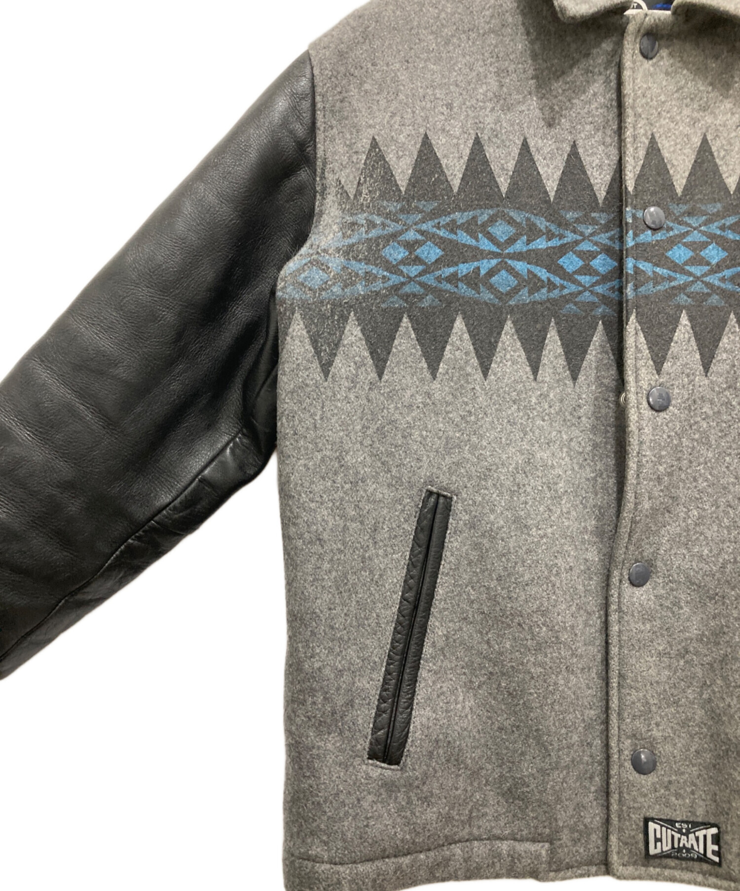 中古・古着通販】THE CUTRATE (カットレイト) スタジャン グレー