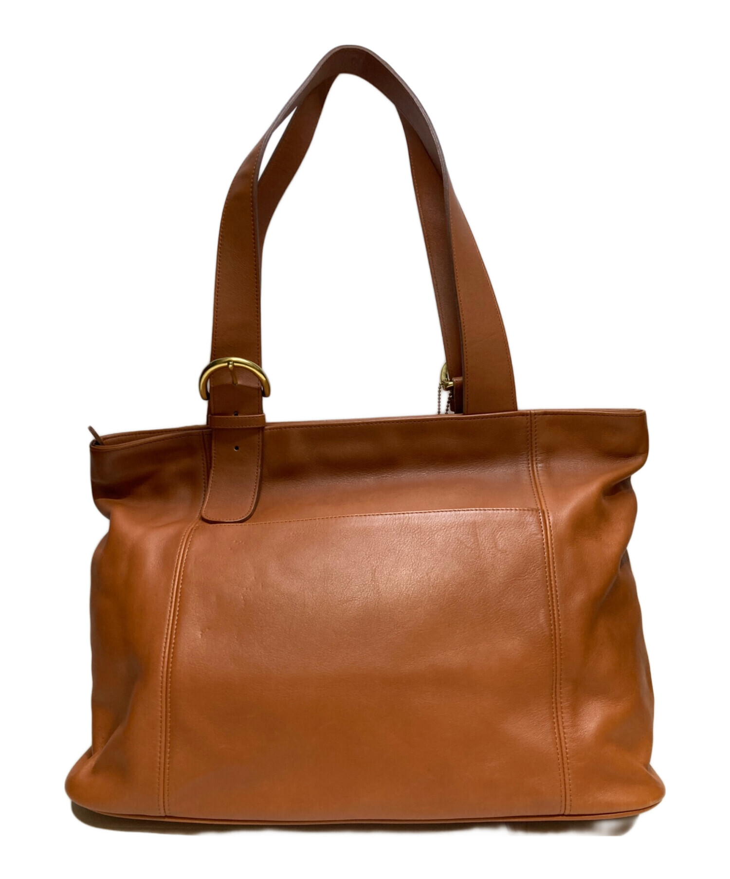 極美品 vintage coach old Suede 茶 トートバッグ 中古・古着通販】OLD COACH (オールドコーチ) レザートートバッグ