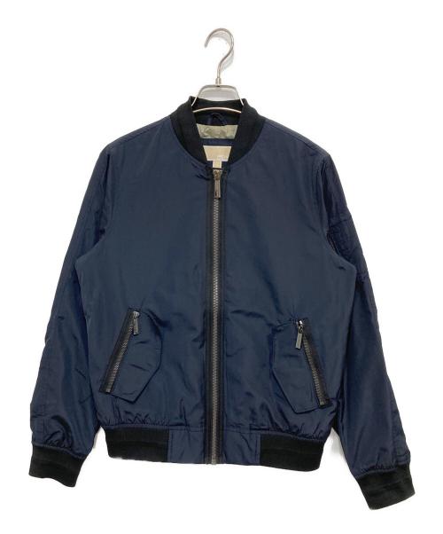 【美品】マイケルコース　ジャケット　フード付き　ネイビー　M〜L org.jpg
