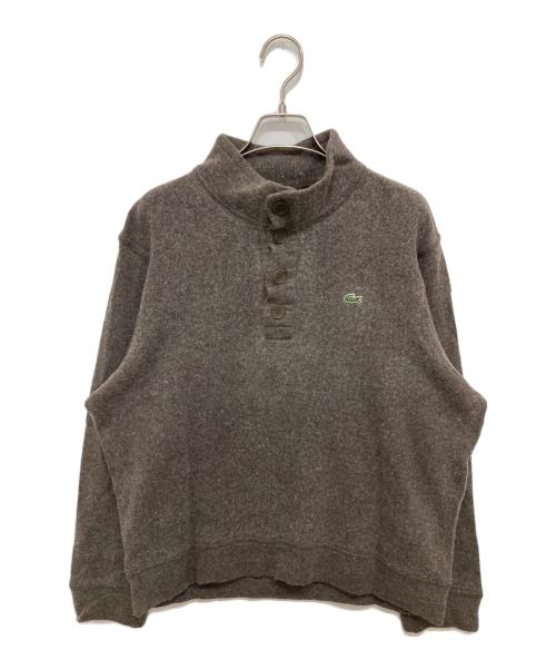 中古・古着通販】LACOSTE (ラコステ) ニットポロシャツ ブラウン