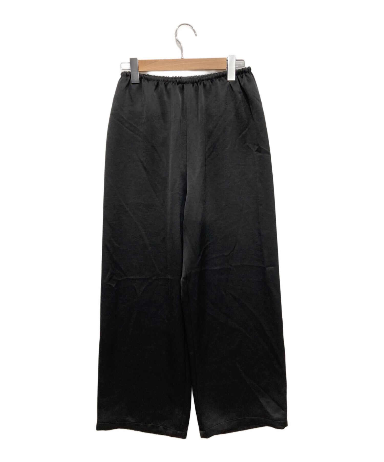 中古・古着通販】roughlow (ラフロー) イージーパンツ ブラック サイズ