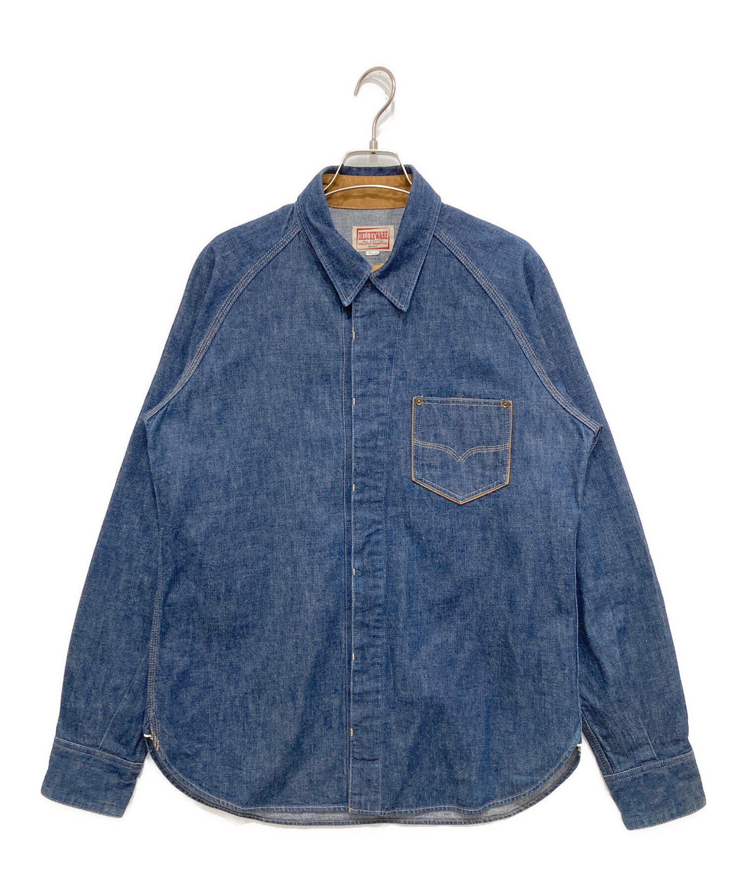 値下げ　DELUXEWARE デニムシャツ XL 中古・古着通販】DELUXEWARE (デラックスウェア) デニムシャツ
