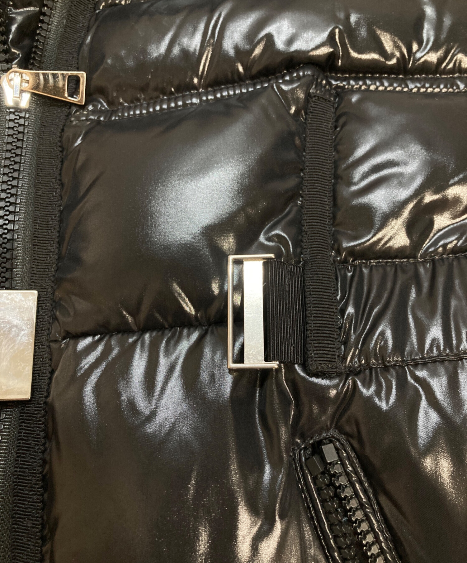 中古・古着通販】MONCLER (モンクレール) ダウンベスト ブラック