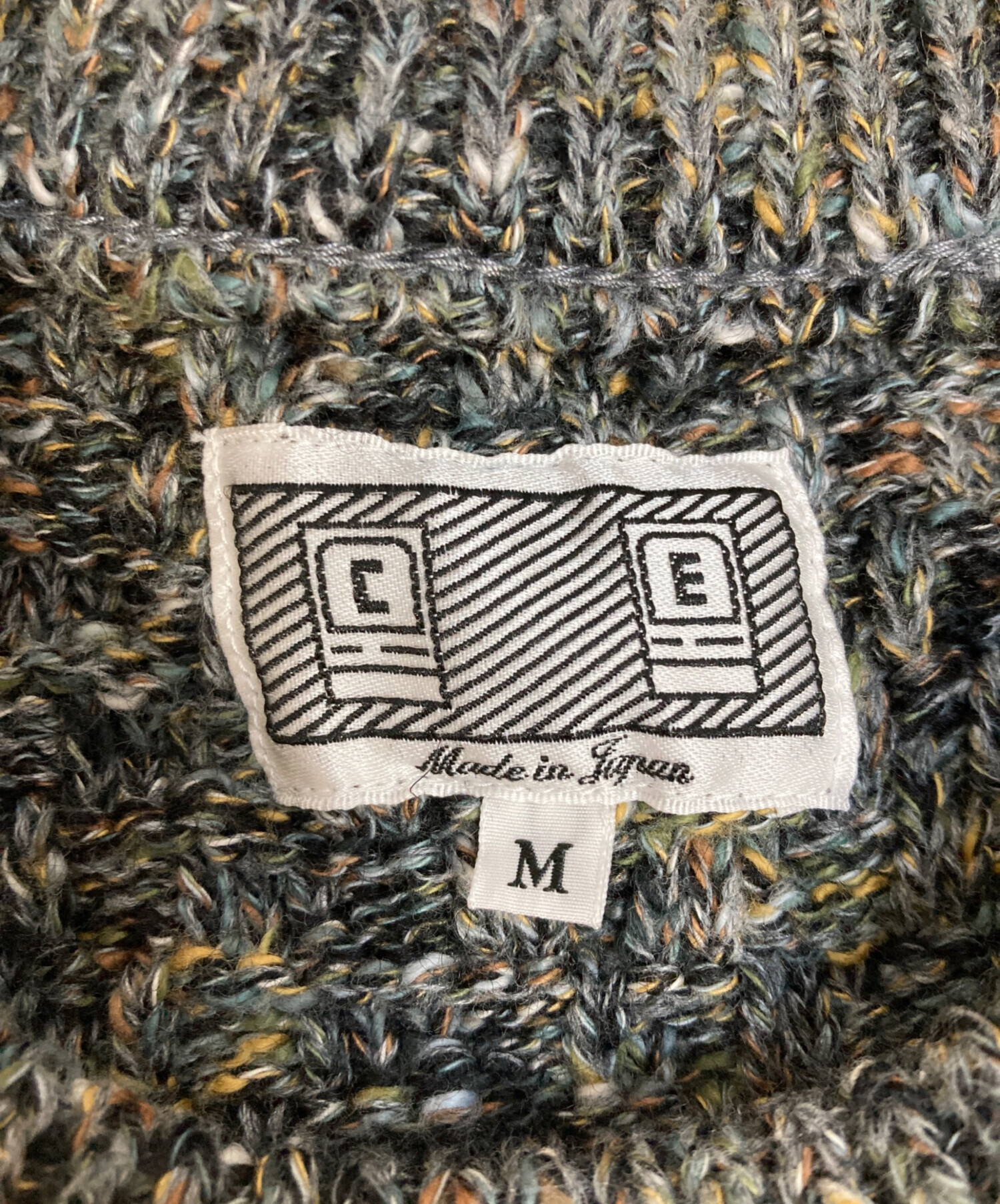 中古・古着通販】C.E (シーイー) MIX COLOURS LOOSE KNIT グレー 