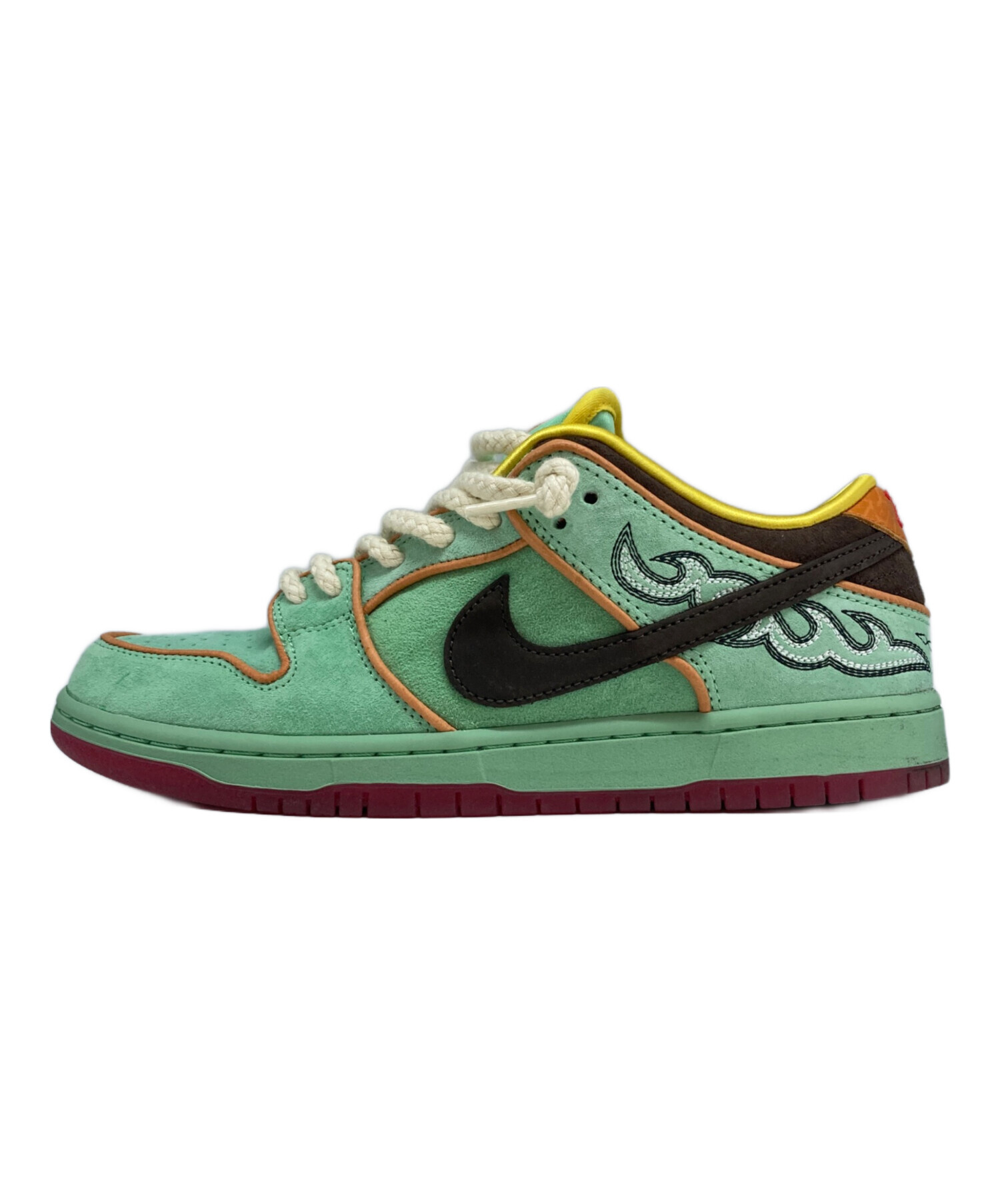 中古・古着通販】NIKE SB (ナイキエスビー) Dunk Low Pro 黄緑 サイズ