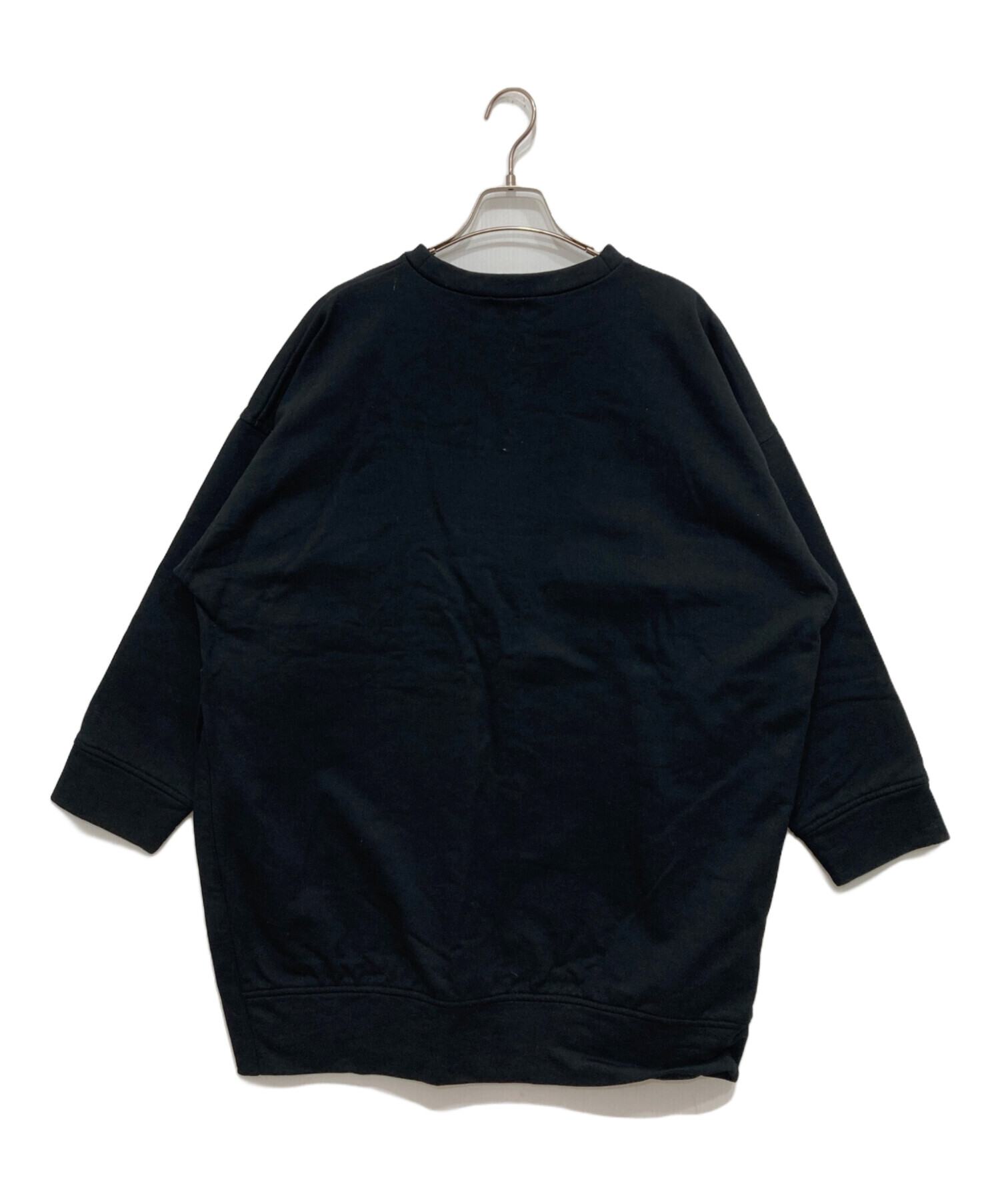 H ビューティー＆ユース SLIT SWEAT PULLOVER スウェット 黒 中古・古着通販】H BEAUTY&YOUTH (エイチ ビューティー&ユース) SIDE