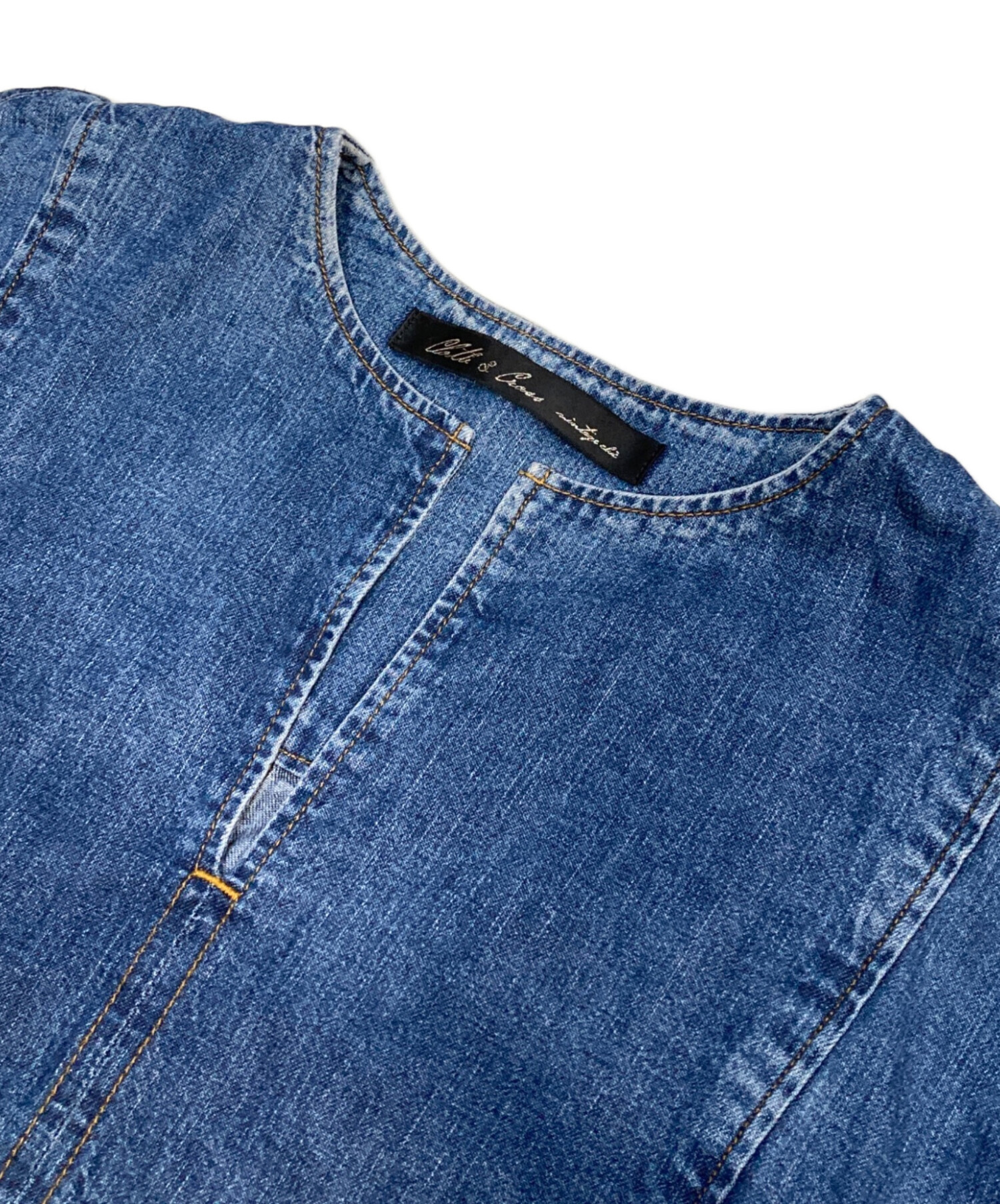 K*1様 タグ付✨ クロスアンドクロス デニムカフタンワンピース （2） ハグオ 中古・古着通販】CLOTH&CROSS (クロスアンドクロス) デニムカフタン