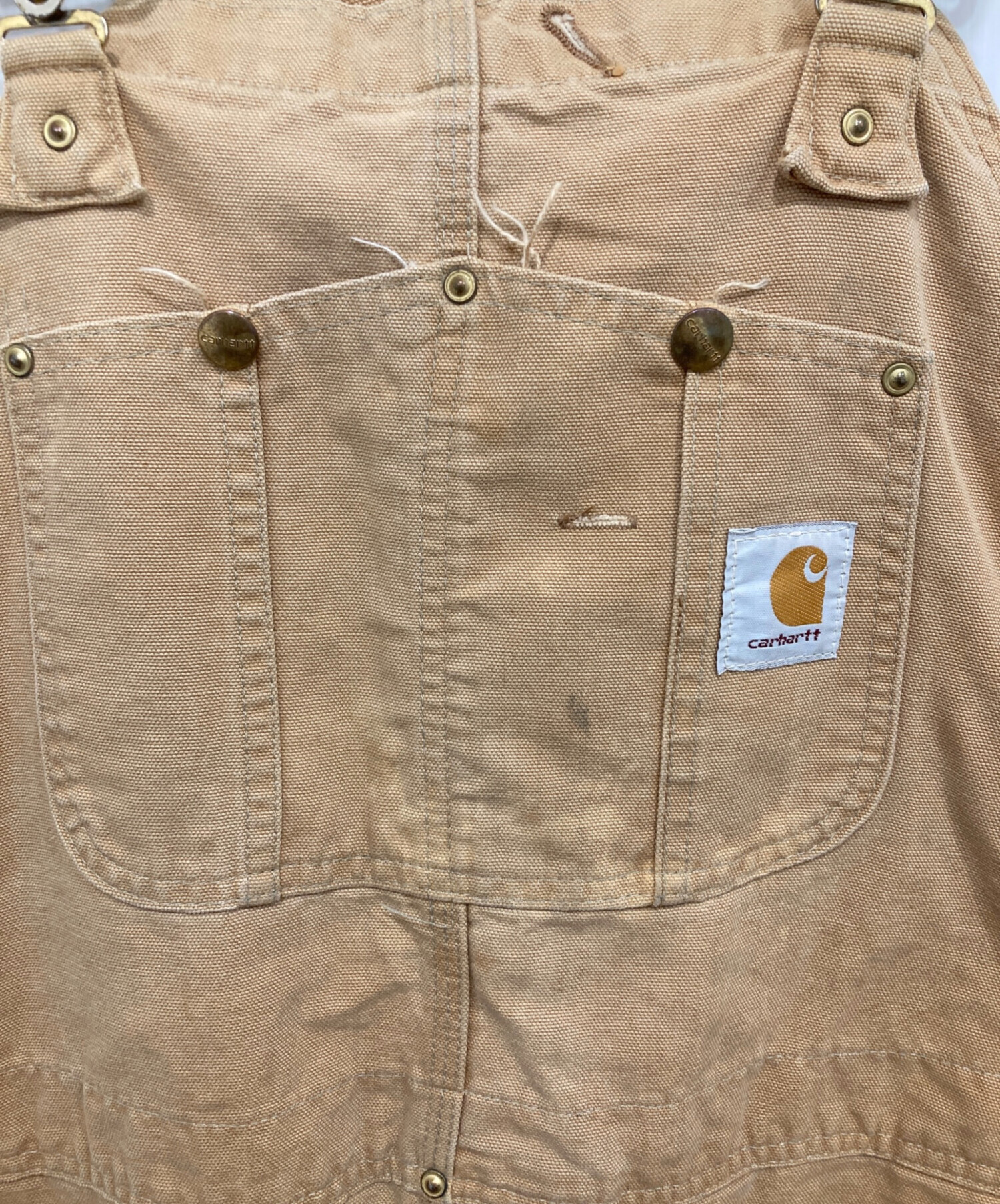 中古・古着通販】CarHartt (カーハート) ダブルニーオーバーオール