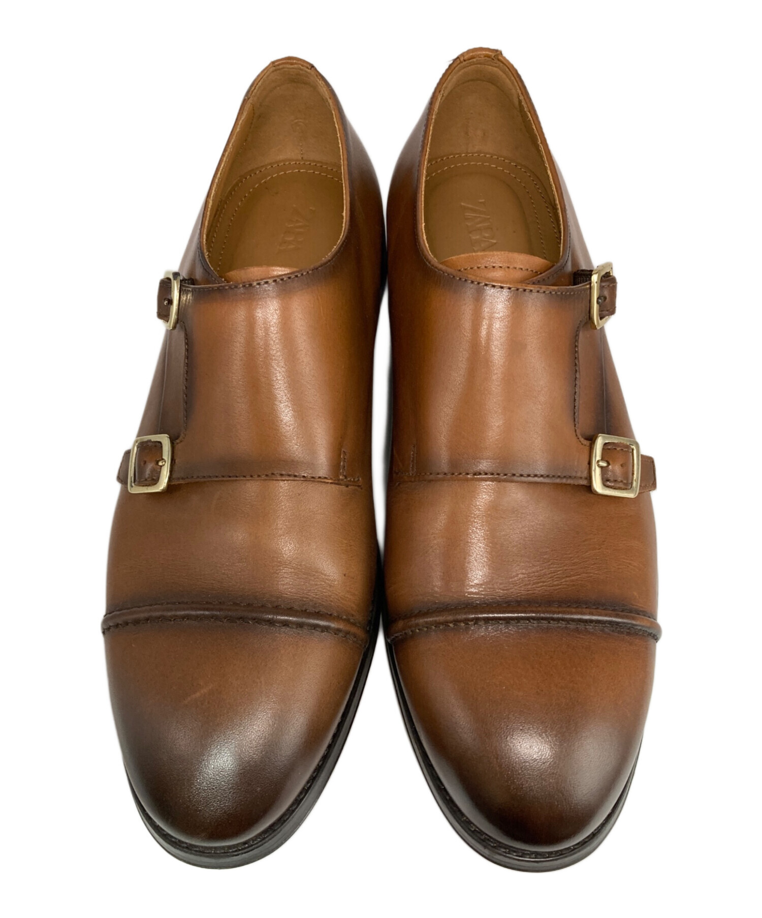 B06427 未使用品 HARRIS モンクストラップ レザーシューズ：44 B06427 未使用品 HARRIS モンクストラップ レザーシューズ：44