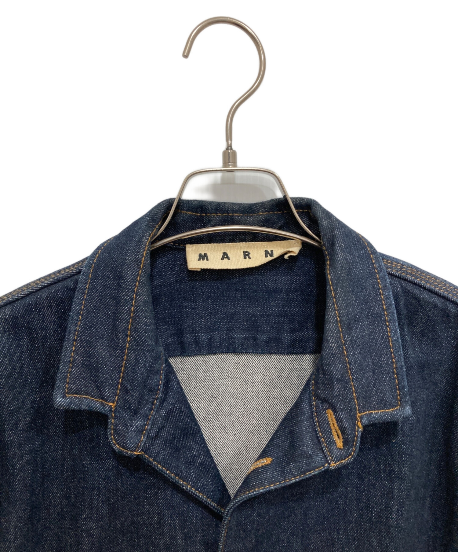 中古・古着通販】MARNI (マルニ) デニムジャケット ネイビー サイズ:46 