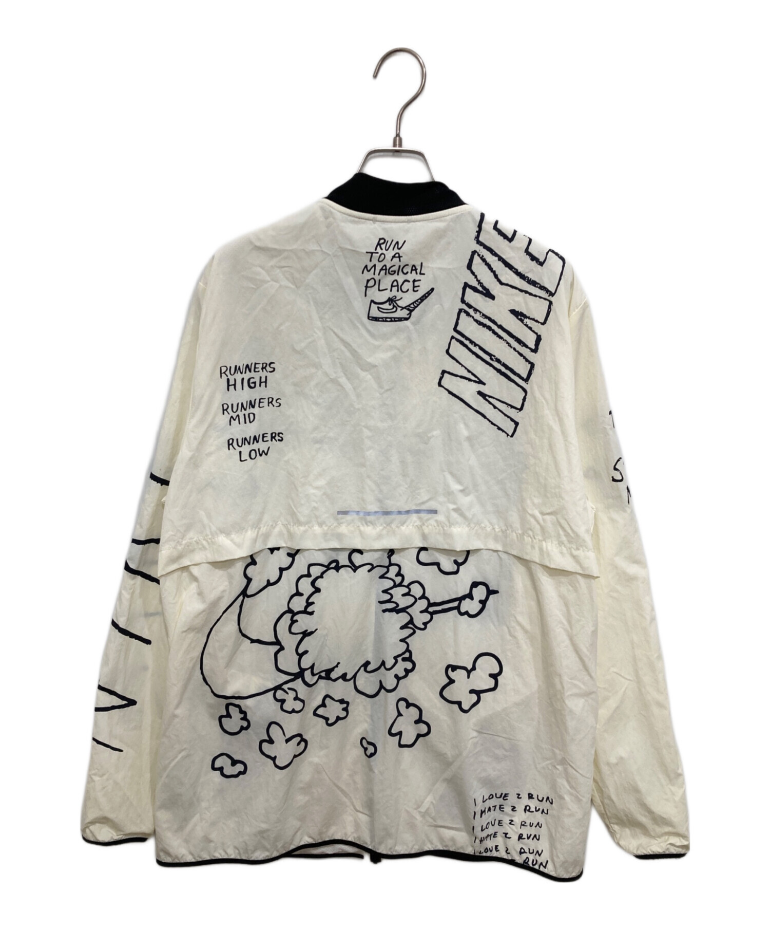 中古・古着通販】NIKE (ナイキ) Nathan Bell ジャケット ホワイト 