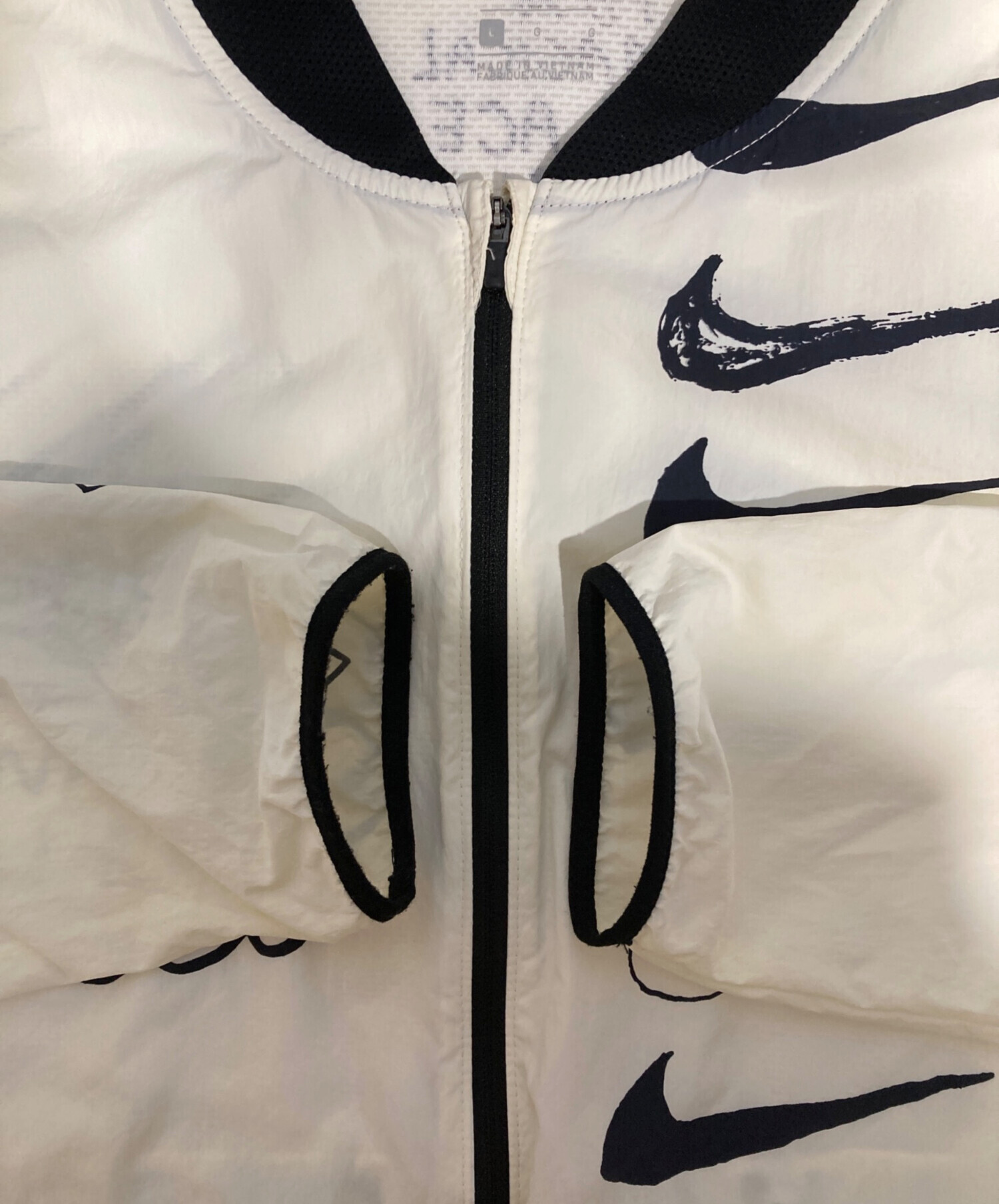 中古・古着通販】NIKE (ナイキ) Nathan Bell ジャケット ホワイト 