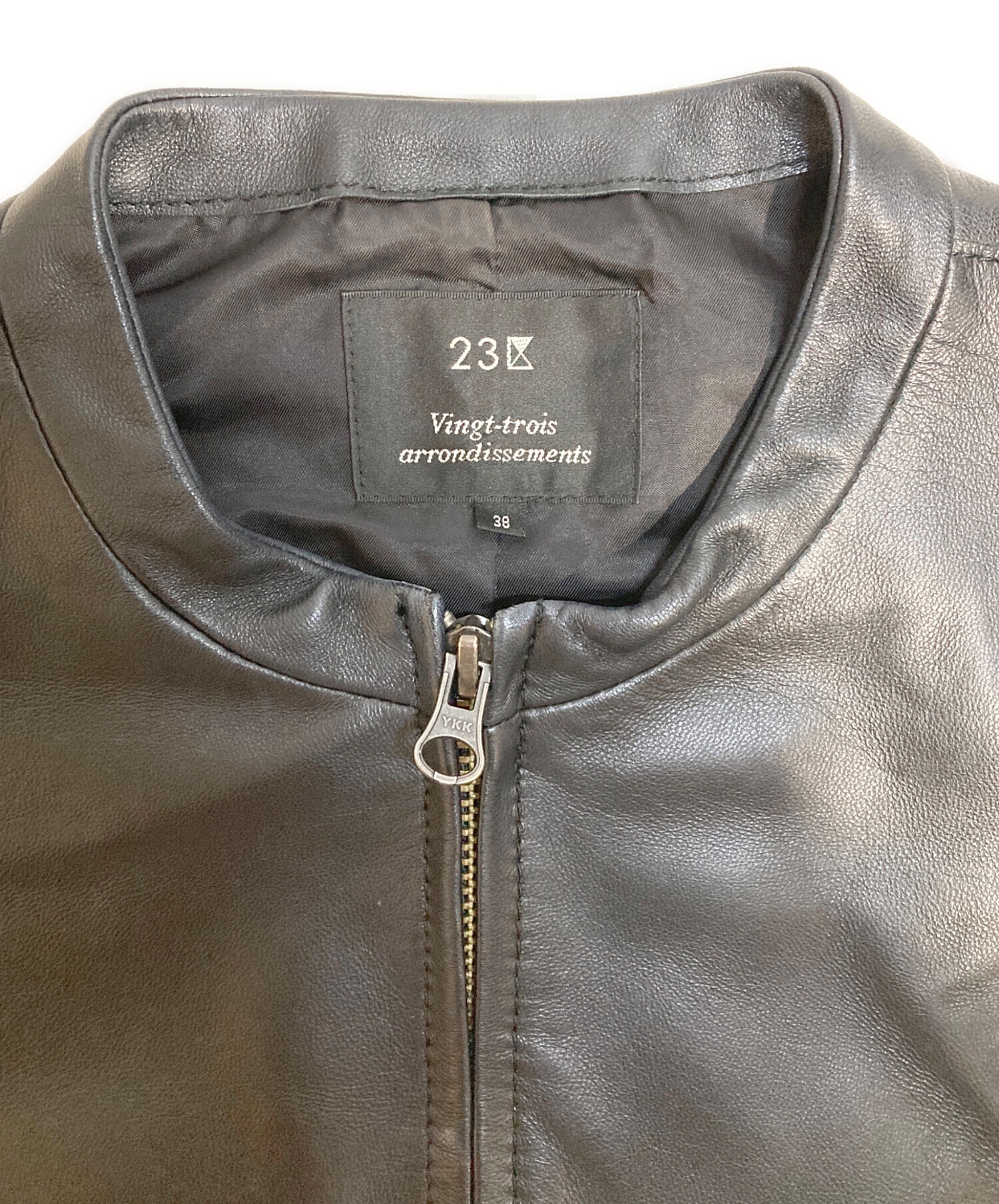 ★美品★23区　シープレザージャケット　38サイズ 23区 シープレザー ライダース ジャケット 黒 38 - メルカリ