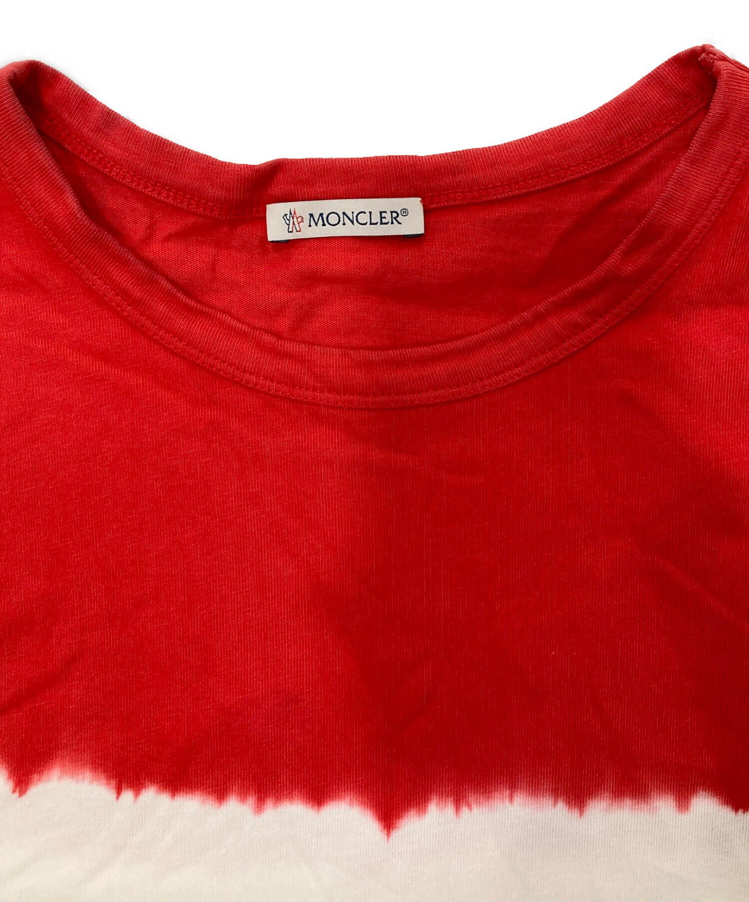 中古・古着通販】MONCLER (モンクレール) MAGLIA T-SHIRT レッド