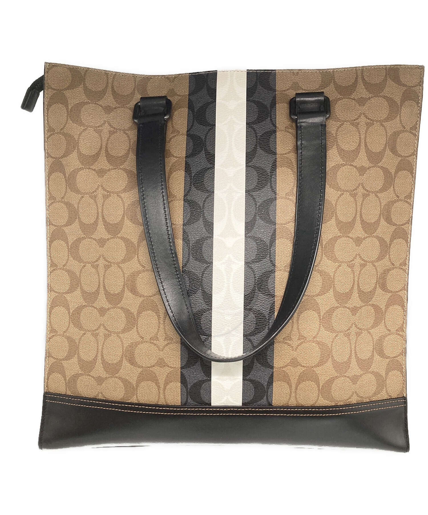中古・古着通販】COACH (コーチ) シグネチャー2WAYトートバッグ 
