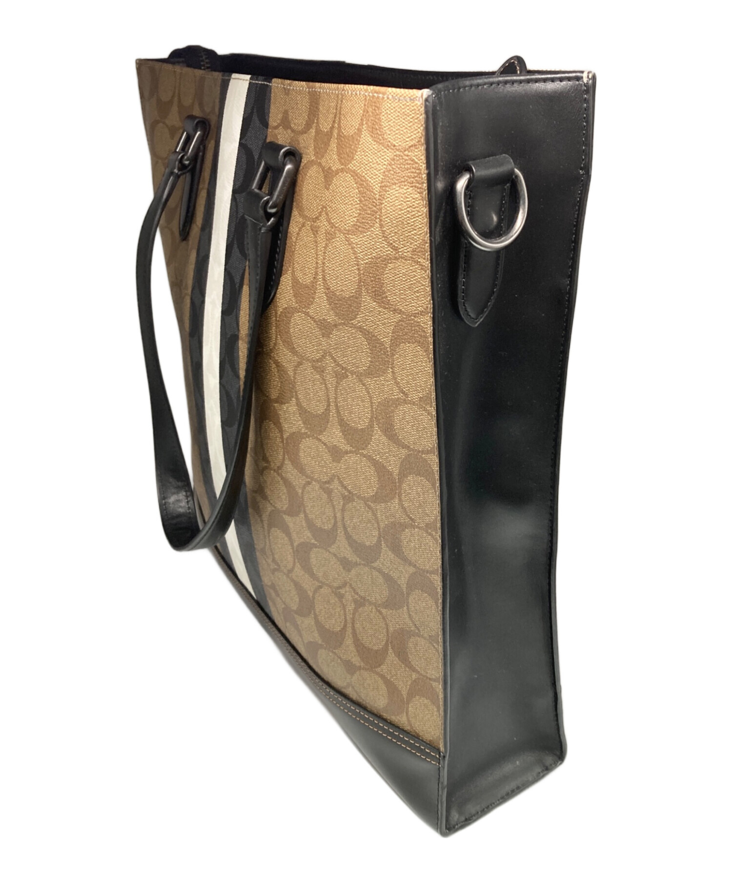 中古・古着通販】COACH (コーチ) シグネチャー2WAYトートバッグ 