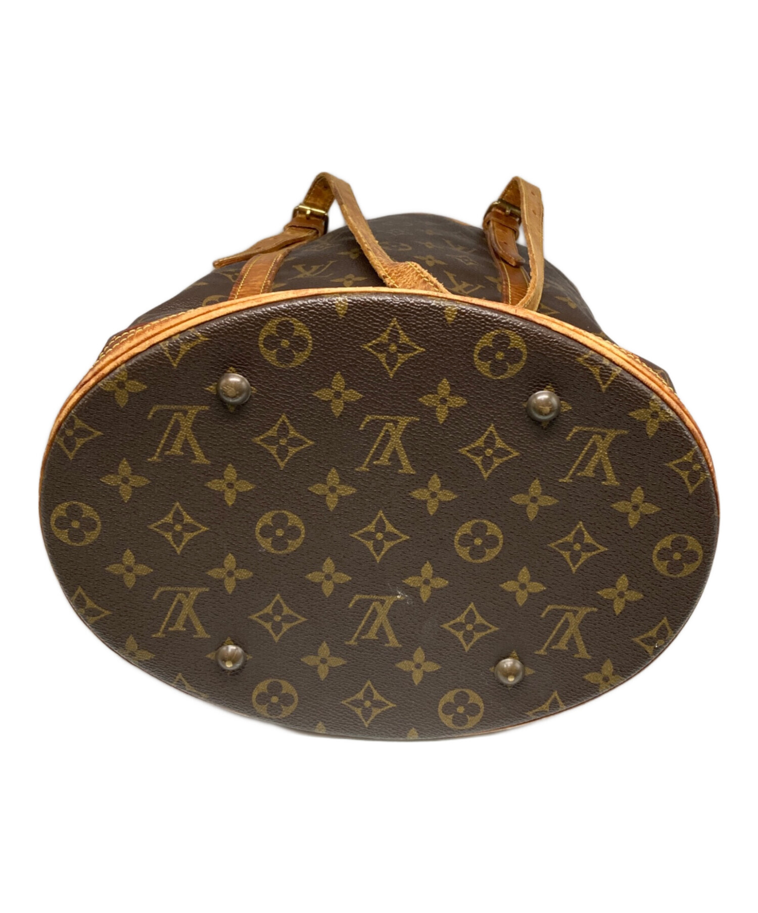 LOUIS VUITTON ルイヴィトン バッグ バゲット ブラウン 中古・古着通販】LOUIS VUITTON (ルイ ヴィトン) バケット
