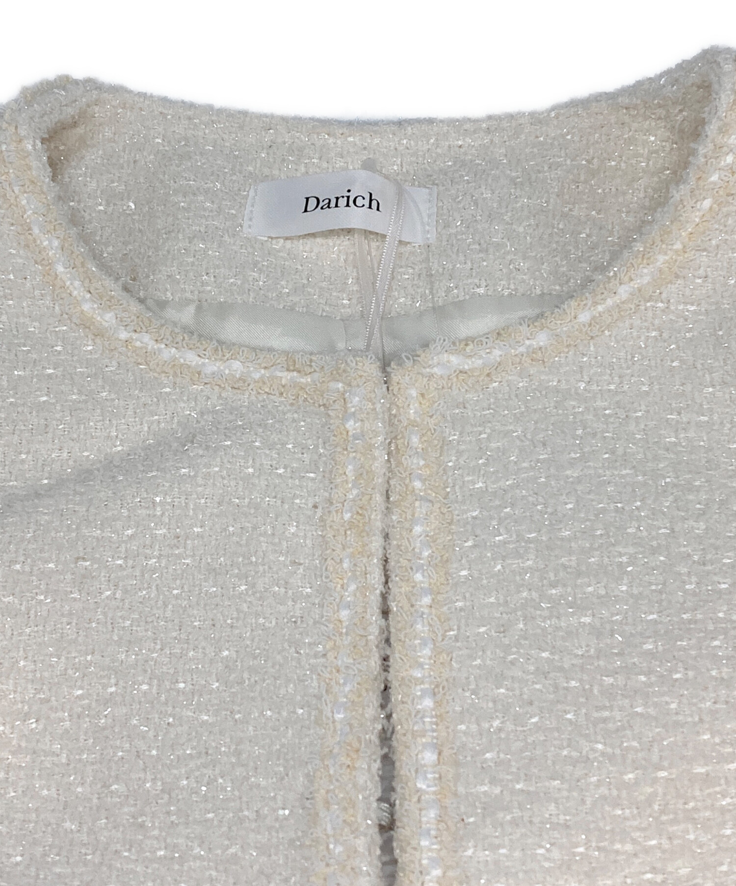 Darich スパンコールツイードジャケット IVO ダーリッチ Darich スパンコールツイードジャケット