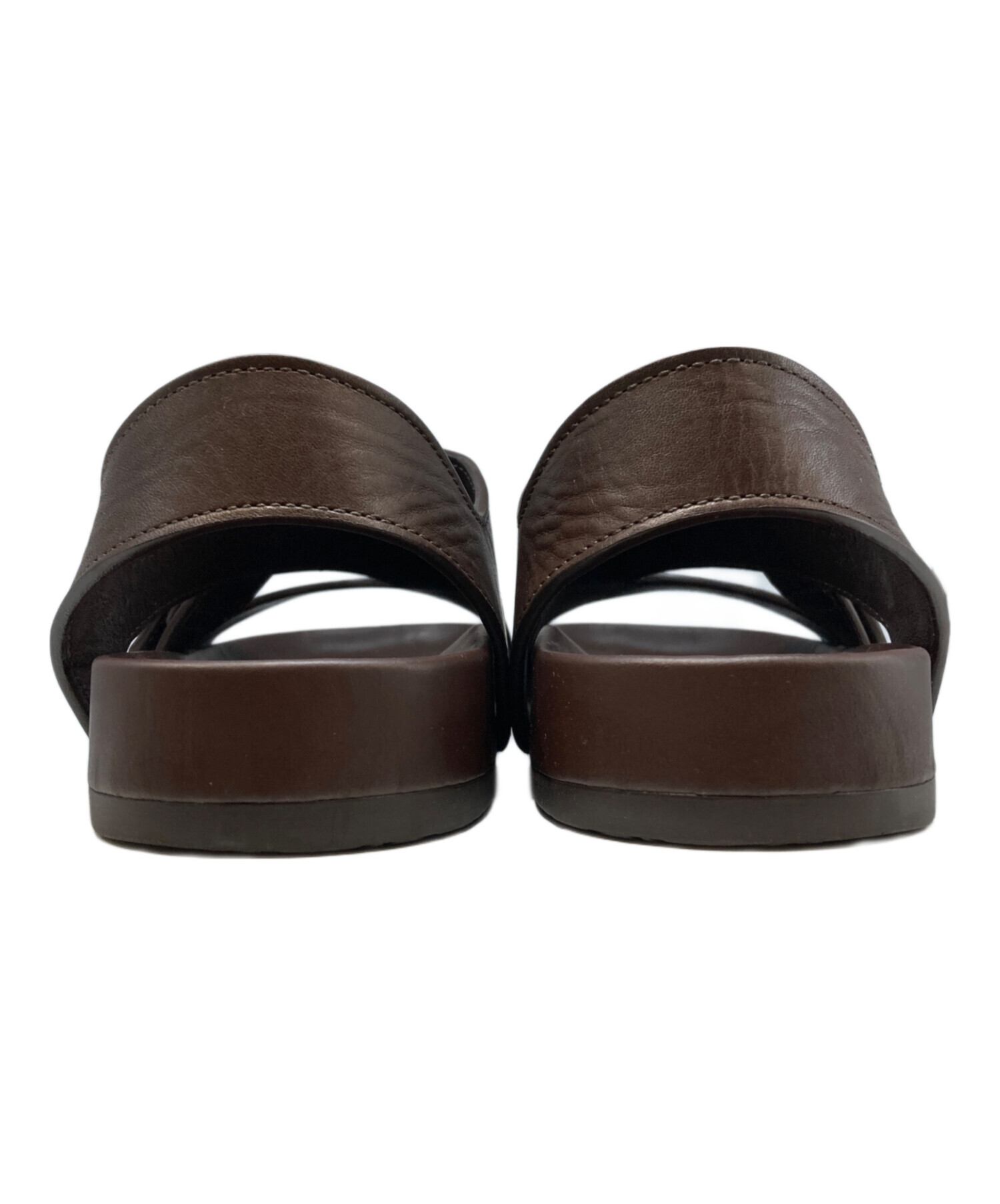 中古・古着通販】LOEWE (ロエベ) EASE SANDAL BUCKLE ブラウン サイズ