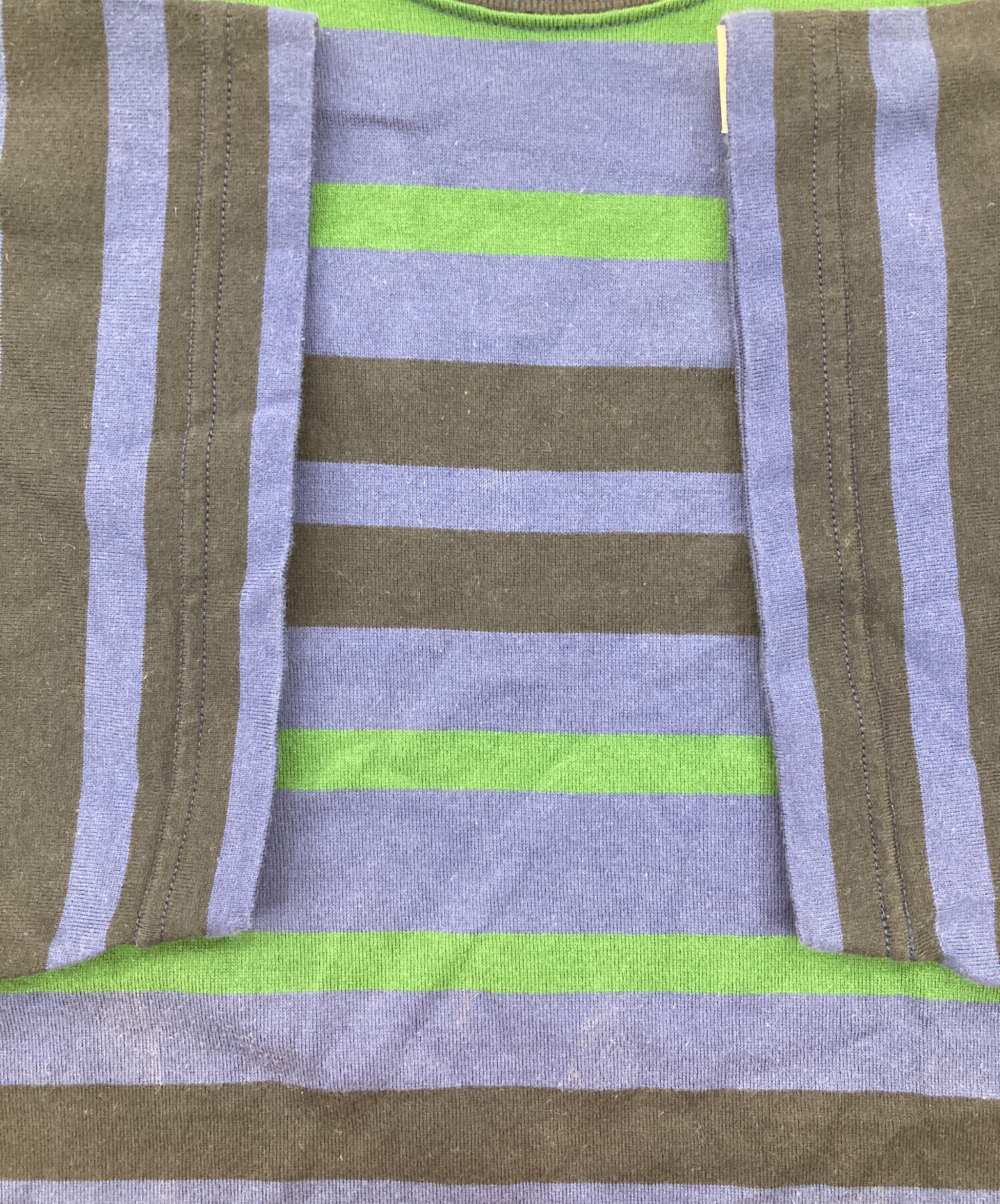 中古・古着通販】WTAPS (ダブルタップス) ボーダーTシャツ ネイビー