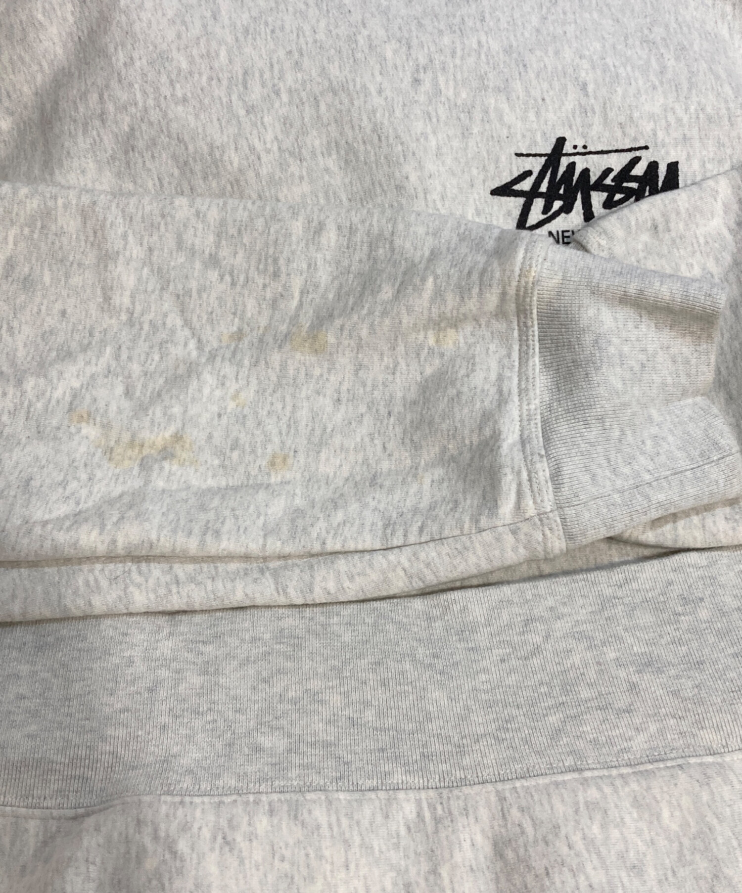 中古・古着通販】stussy (ステューシー) ロゴパーカー グレー サイズ