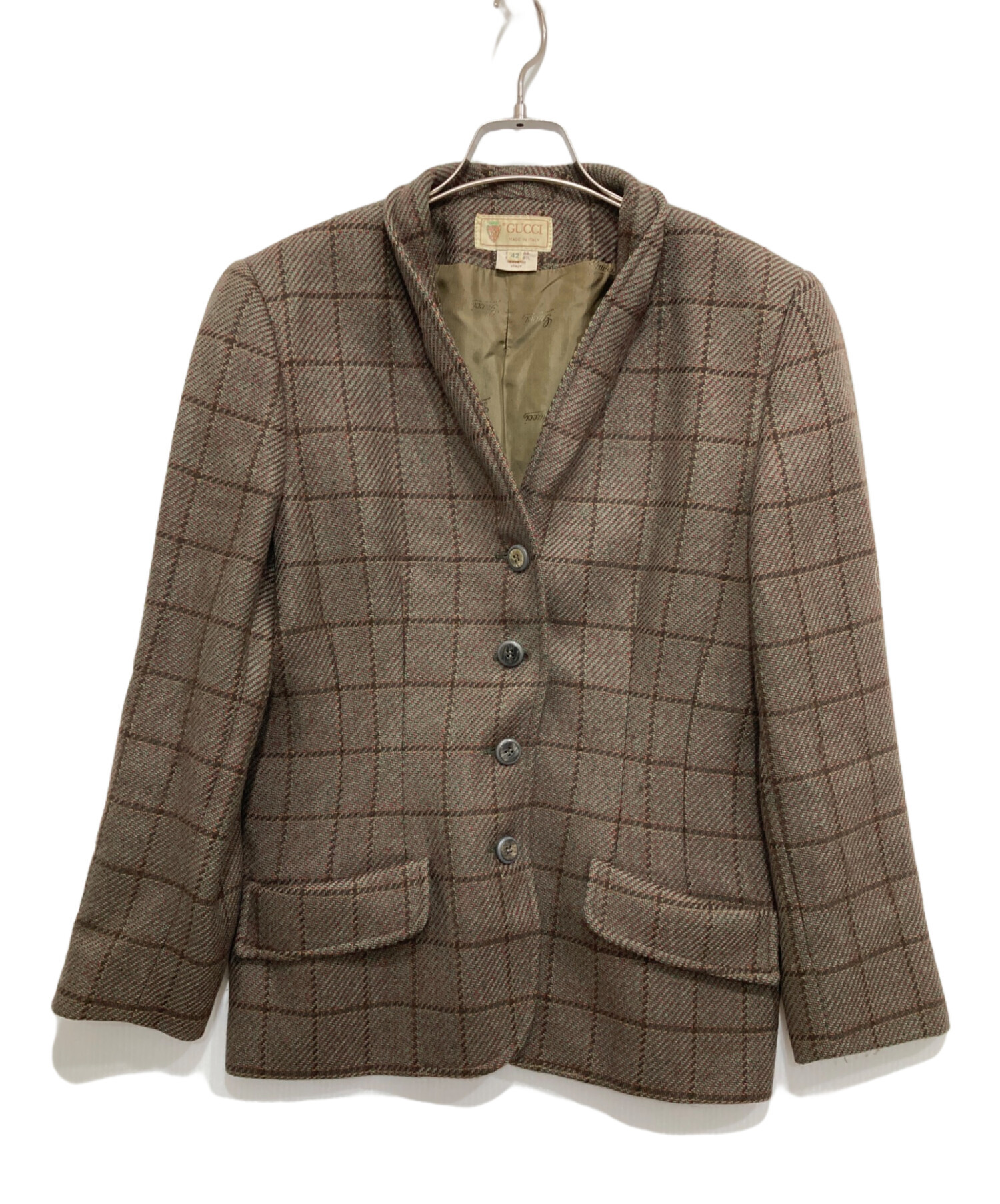 中古・古着通販】GUCCI (グッチ) オールドセットアップ ブラウン