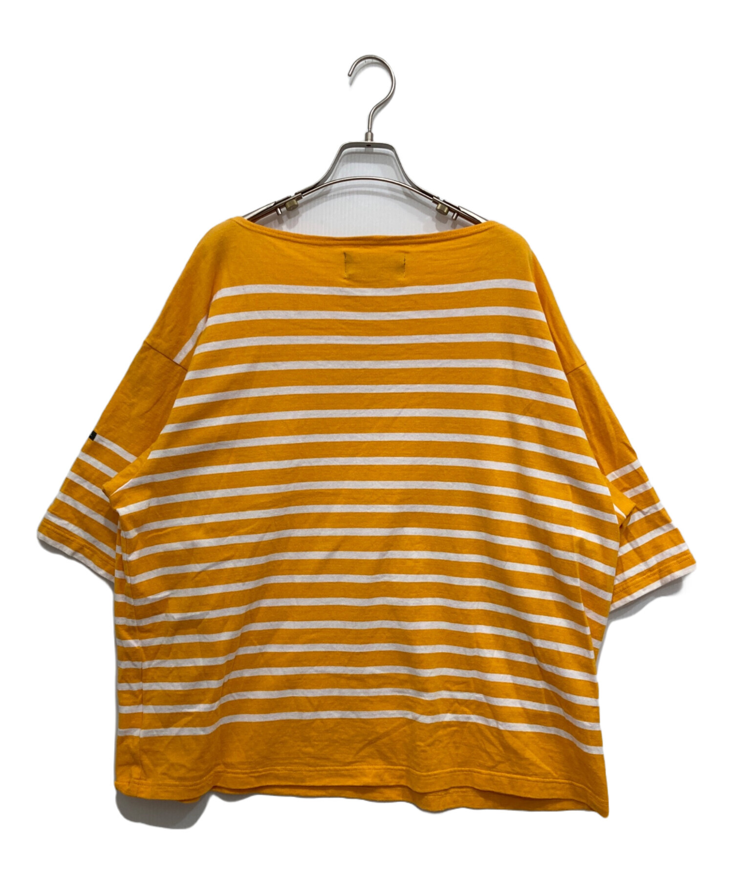 中古・古着通販】OUTIL (ウティ) ボーダーTシャツ イエロー サイズ:3 