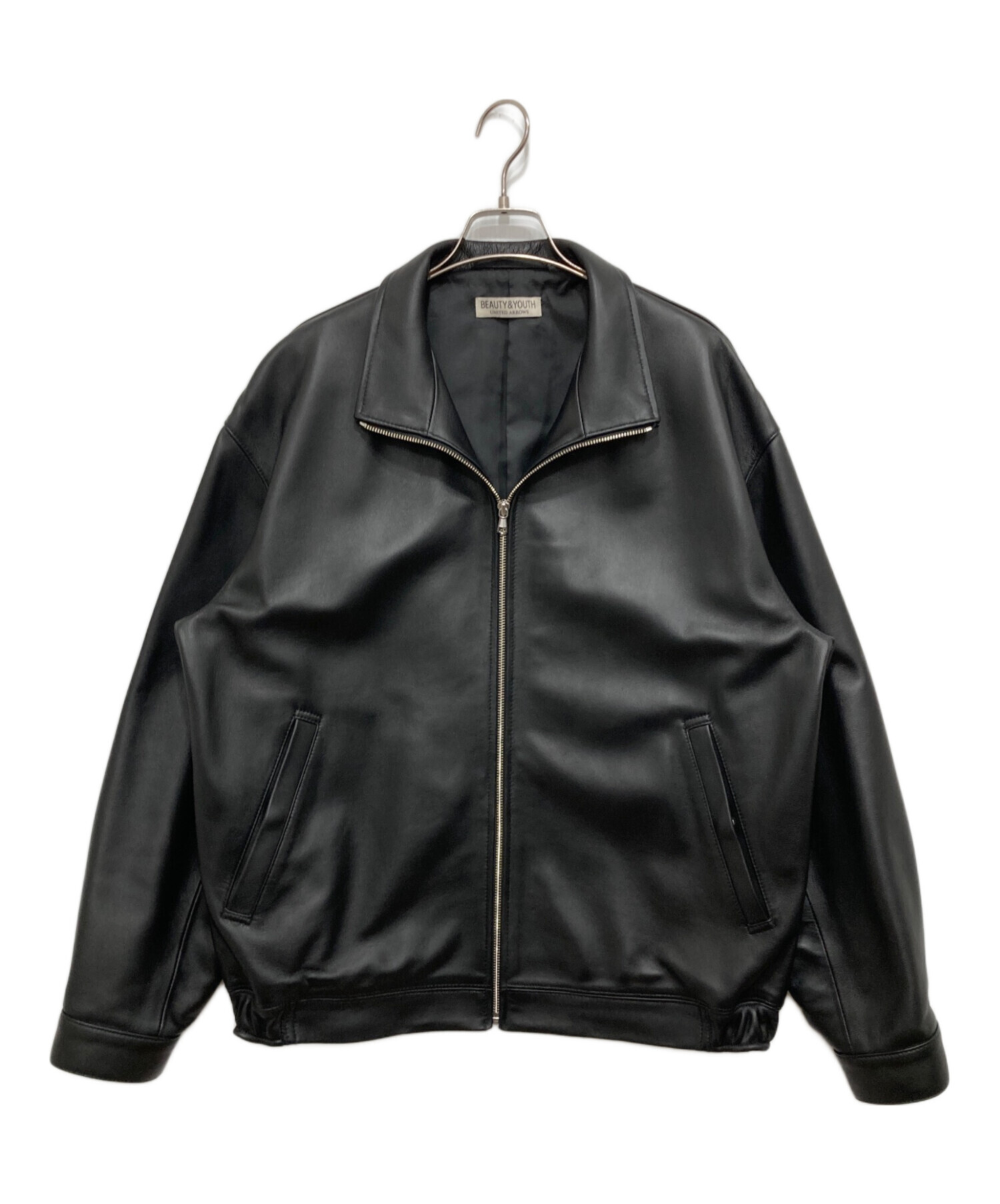 BEAUTY&YOUTH UNITED ARROWS レザー MIL ブルゾン 中古・古着通販】BEAUTY&YOUTH (ビューティーアンドユース) シープ