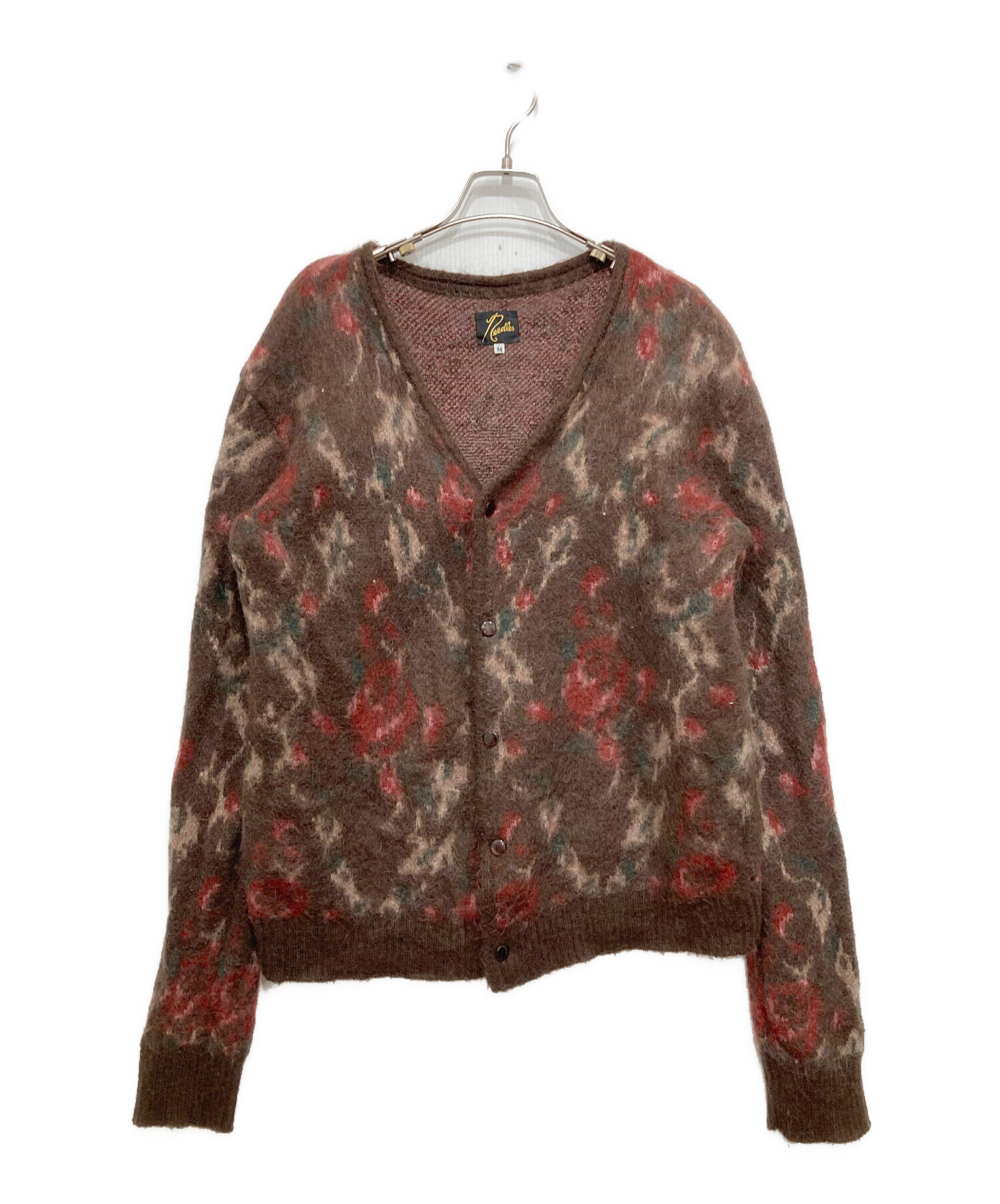 トップス 22aw Needles mohair cardigan rose NEEDLES MOHAIR CARDIGAN - ROSE トップス 22aw NEEDLES Mohair