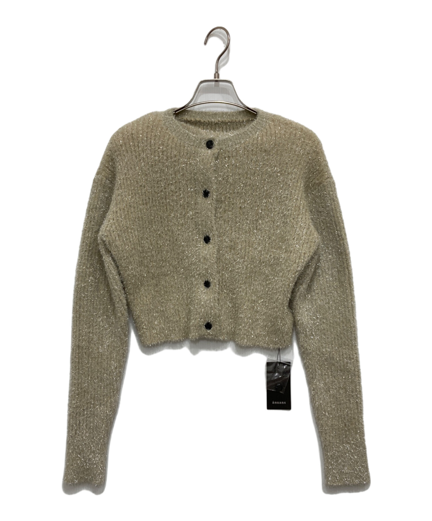 中古・古着通販】anuans (アニュアンス) ラメニットアンサンブル