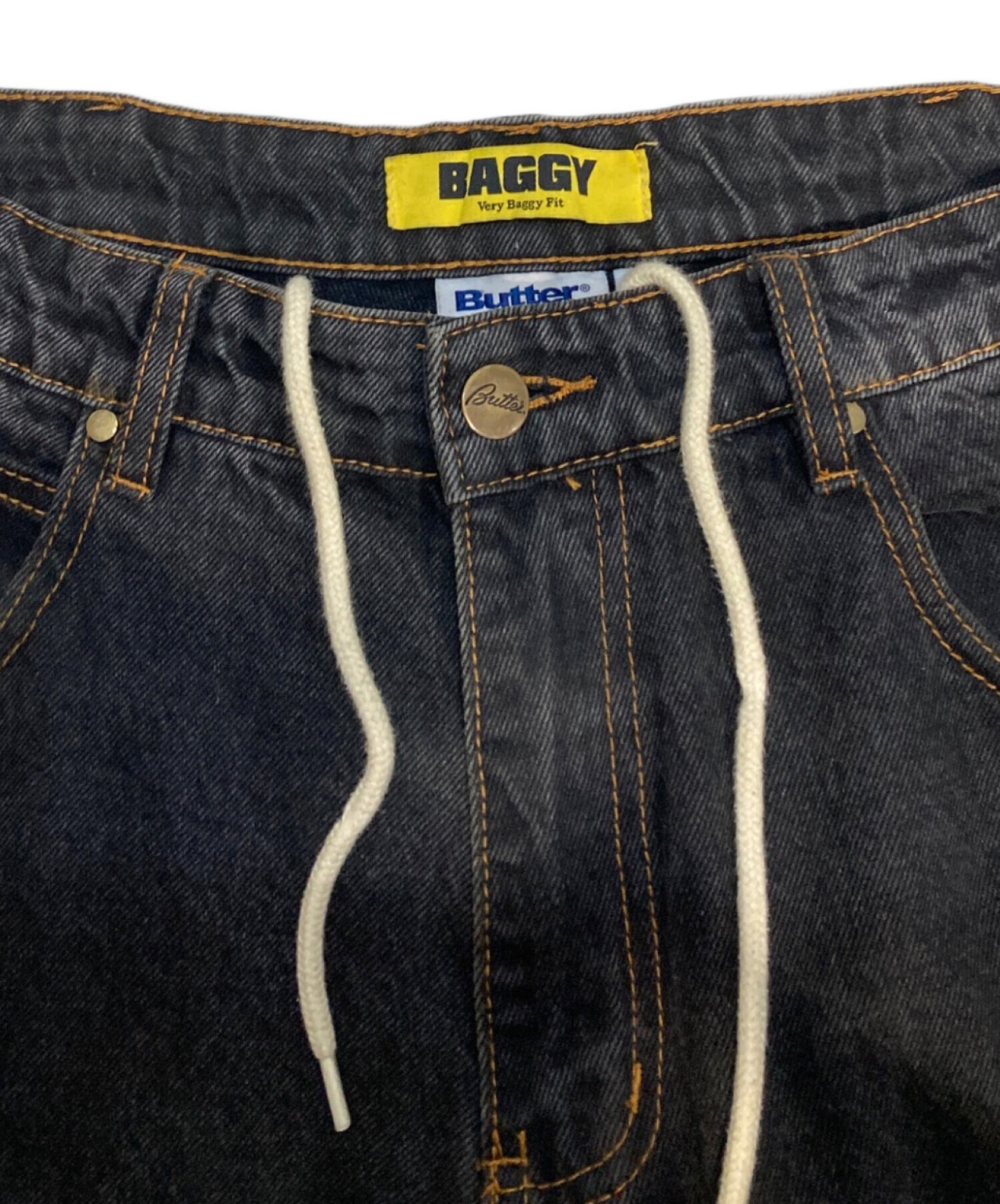 k*a様 ☆最終価格☆【新品未使用】  バターディ 中古・古着通販】Butter Goods (バターグッズ) デニムパンツ ブラック