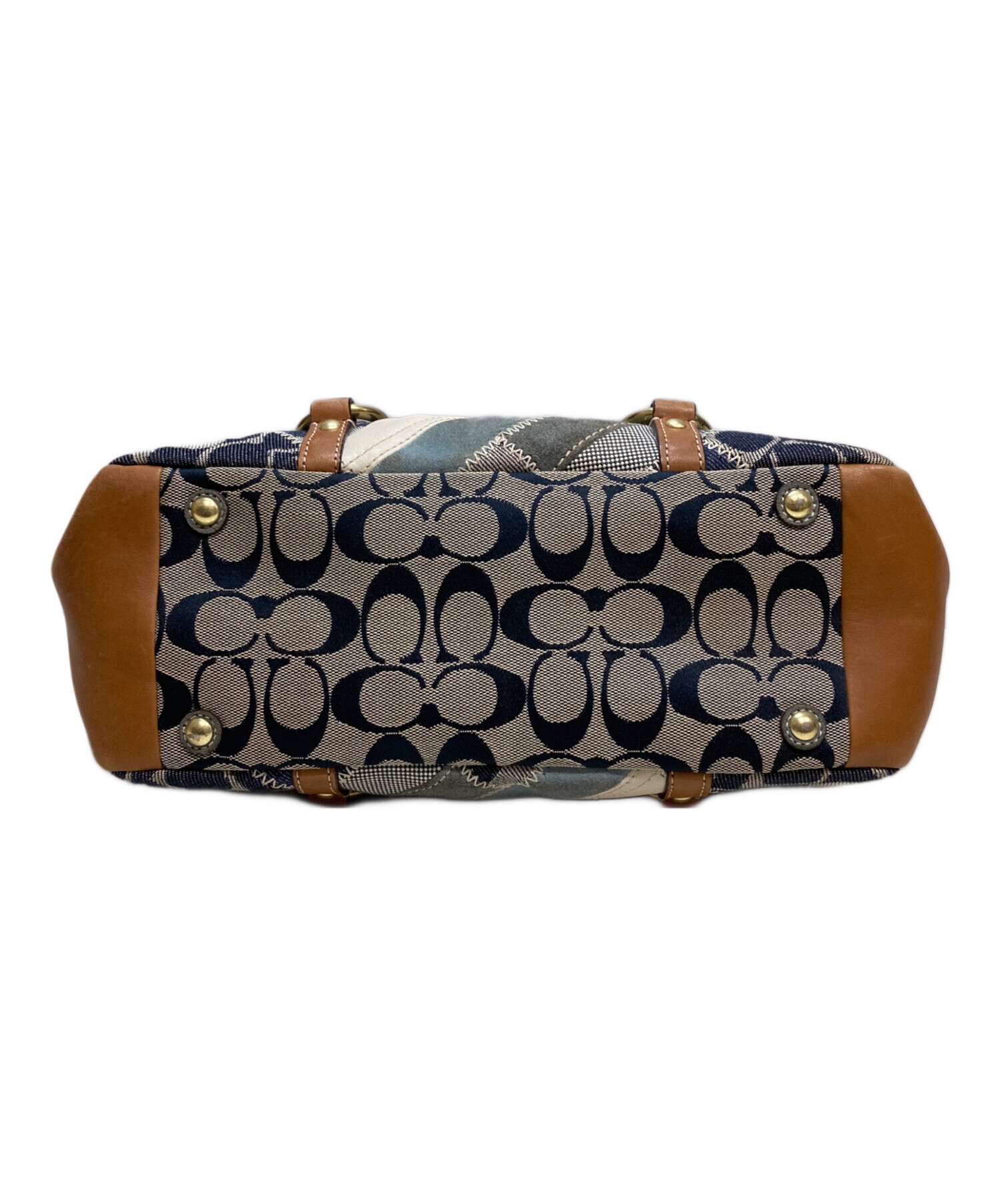 中古・古着通販】COACH (コーチ) パッチワークトートバッグ｜ブランド