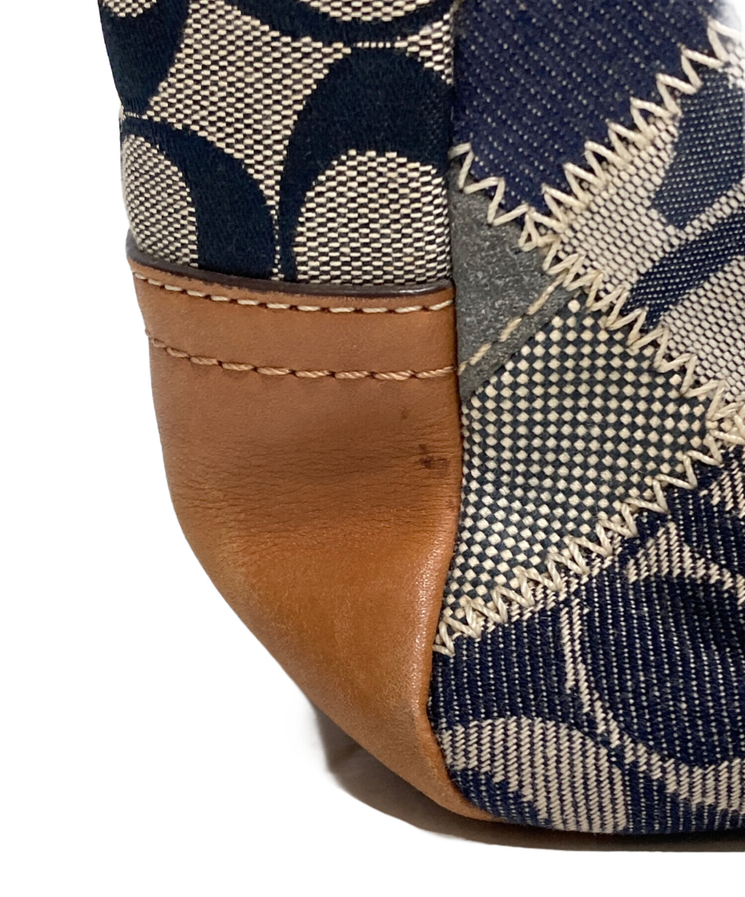 中古・古着通販】COACH (コーチ) パッチワークトートバッグ｜ブランド