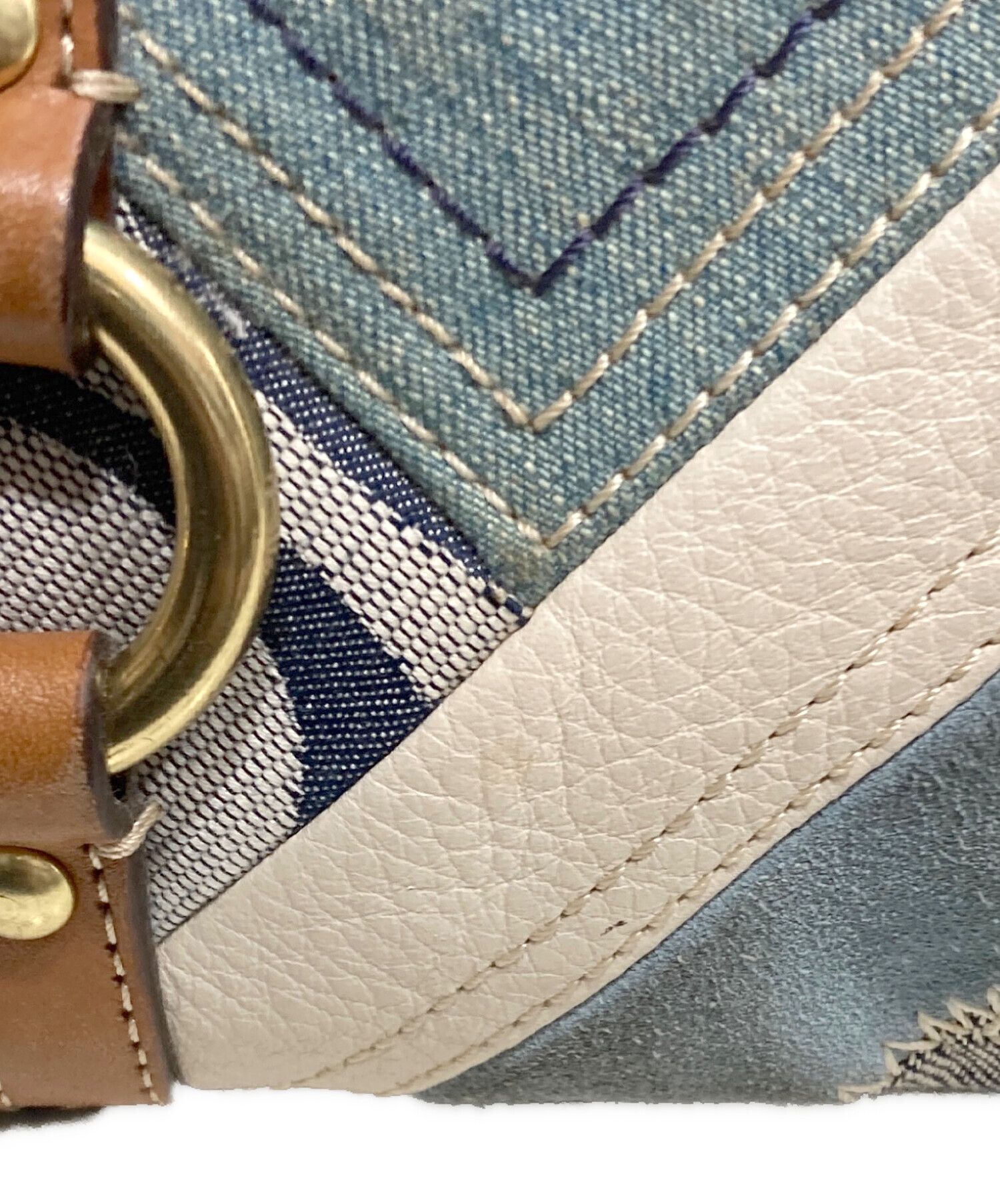 中古・古着通販】COACH (コーチ) パッチワークトートバッグ｜ブランド