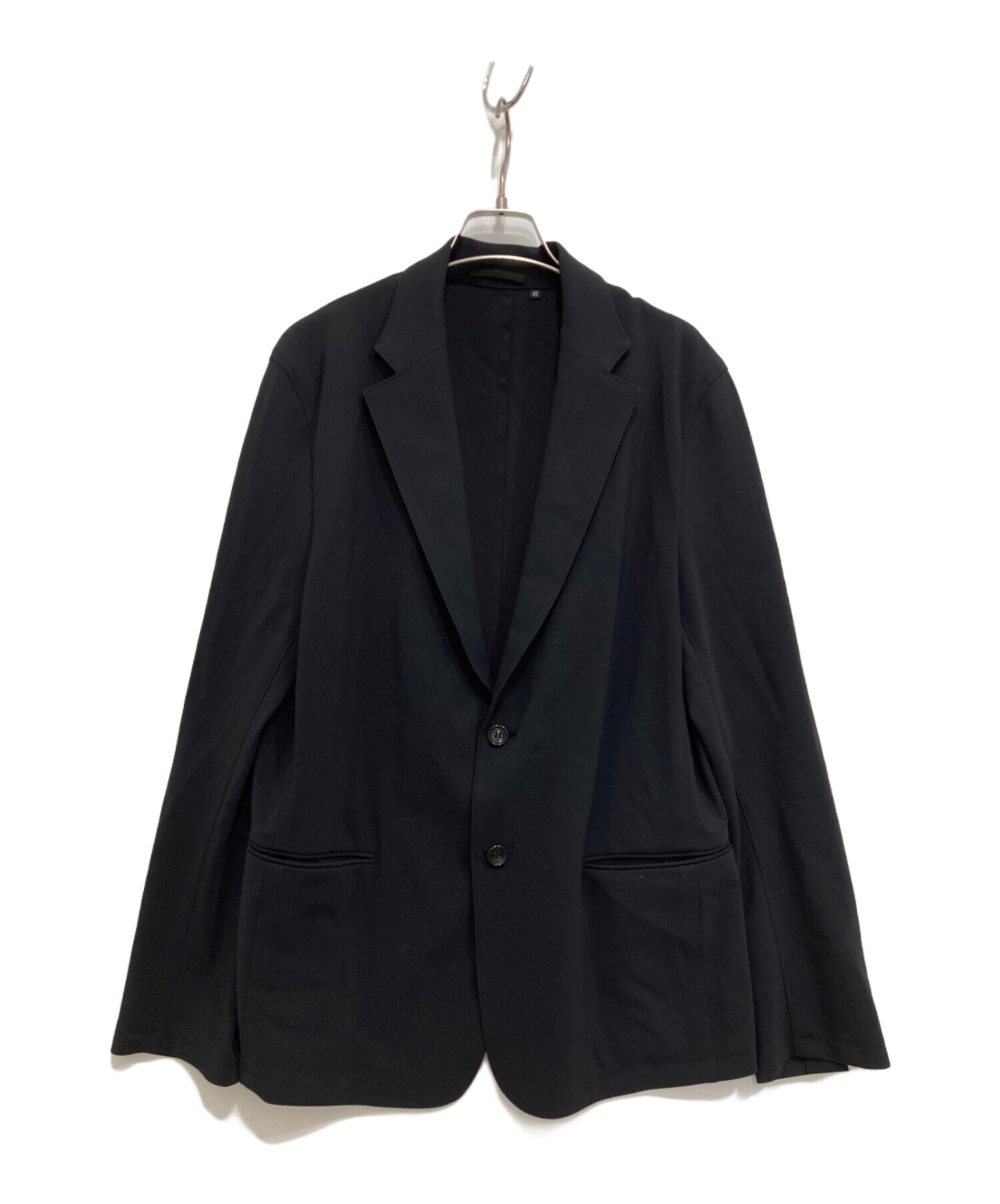 中古・古着通販】theory (セオリー) セットアップ ブラック サイズ:42 