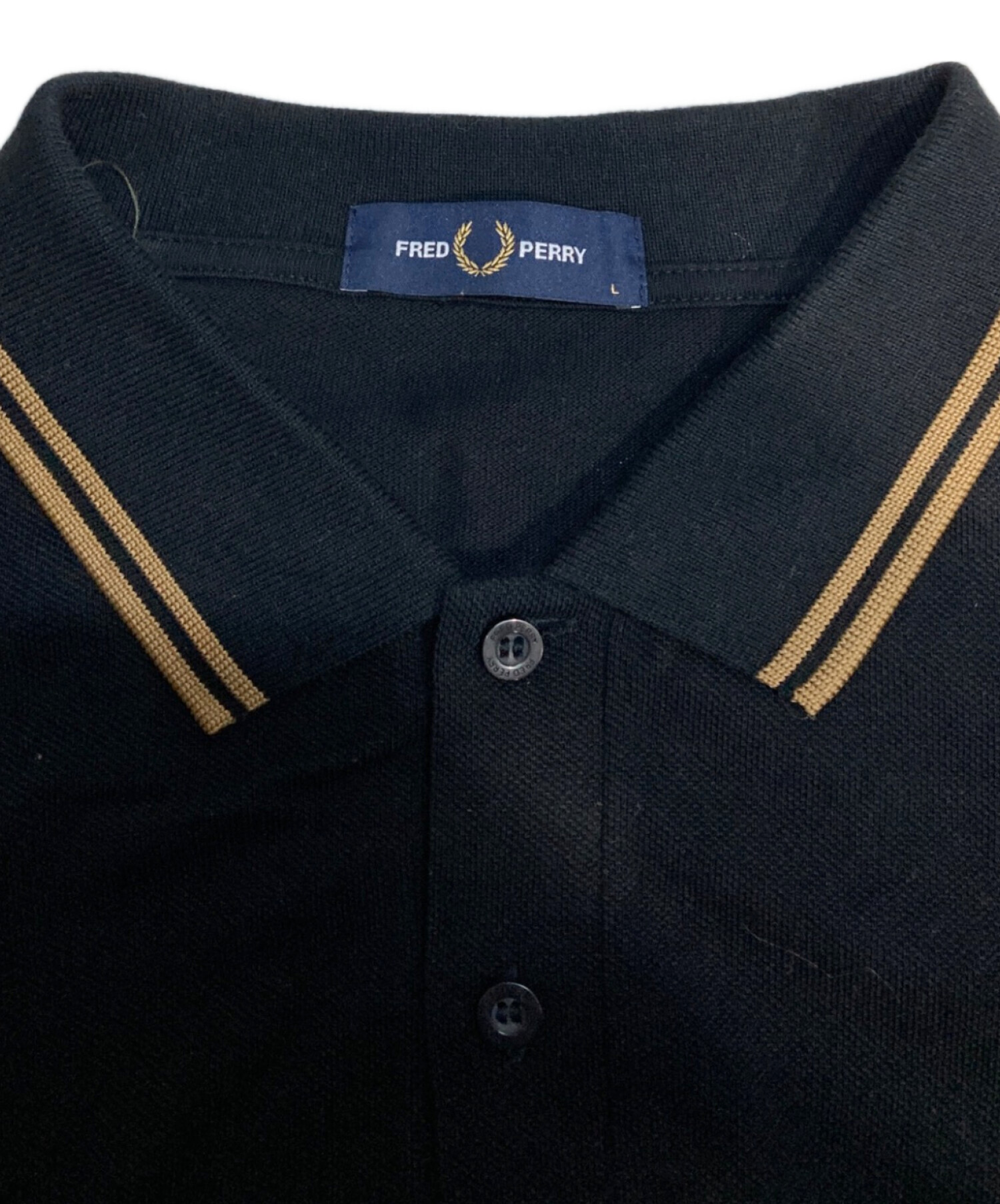 中古・古着通販】FRED PERRY (フレッドペリー) 長袖ポロシャツ 