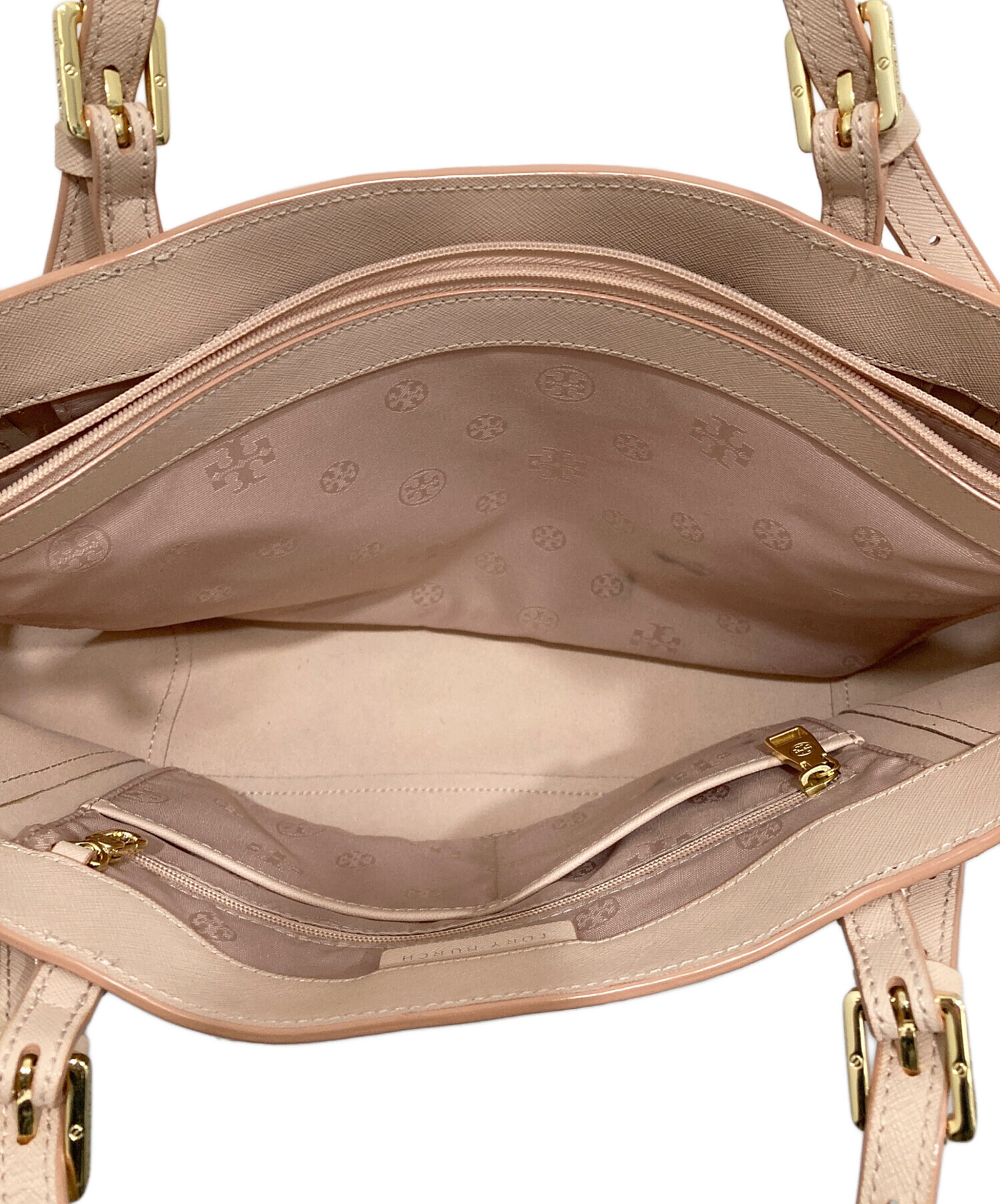 中古・古着通販】TORY BURCH (トリーバーチ) トートバッグ ピンク