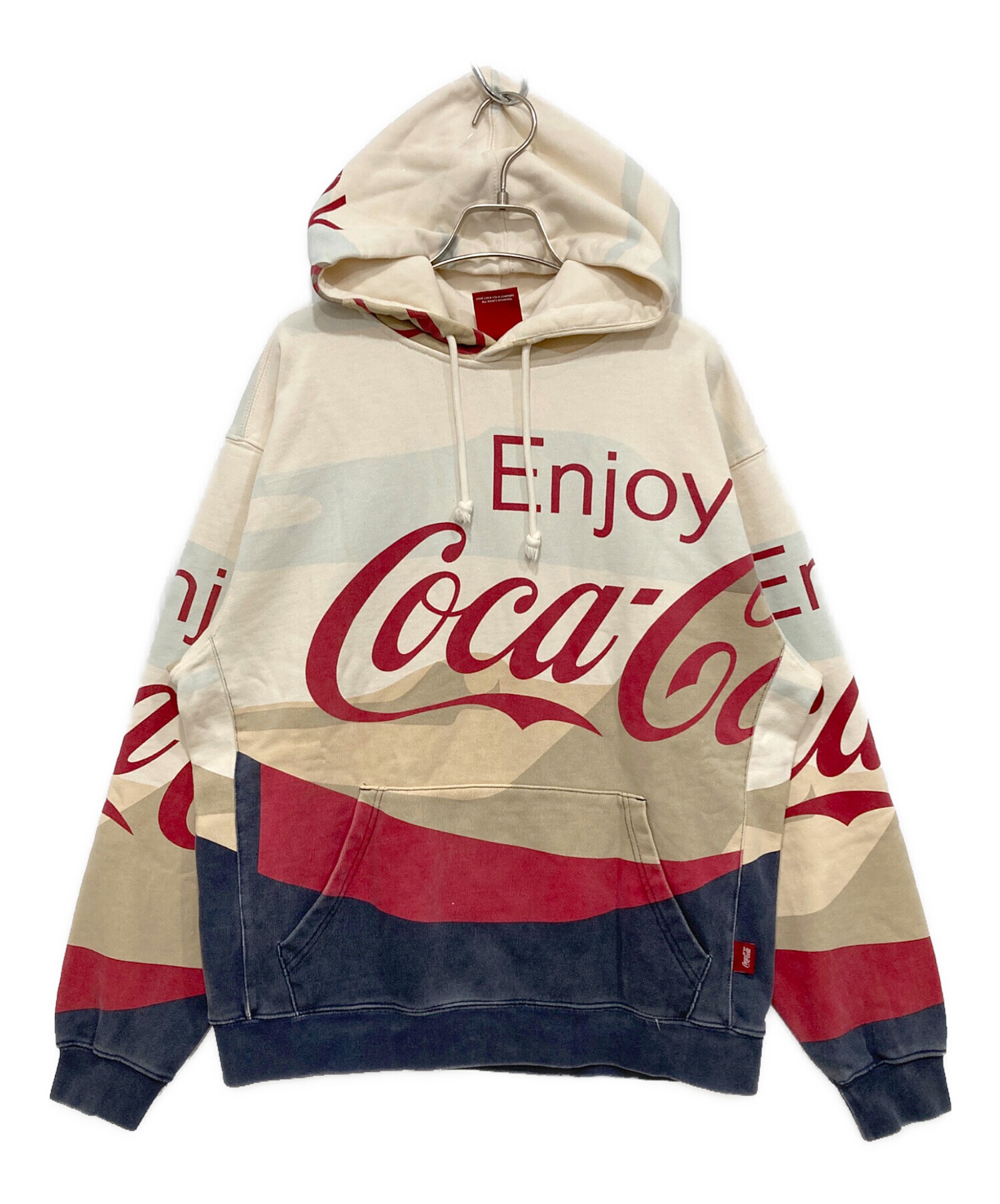 KITH ベージュ パーカー M 中古・古着通販】KITH (キス) Check pattern reversible wool foodie