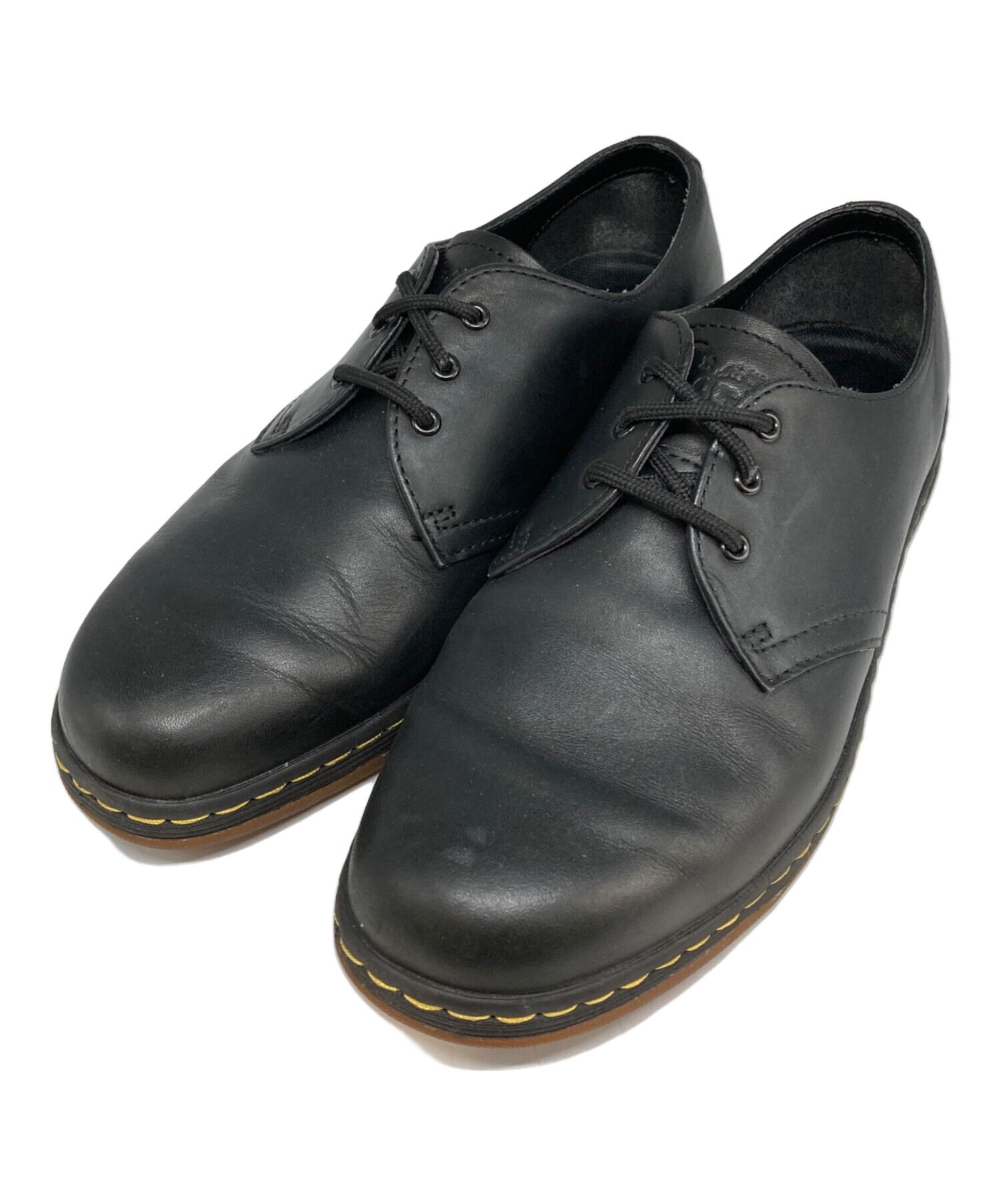 激安Dr. Martens 3ホール黒 レザー ローファー UK7 25.5 Dr. Martens