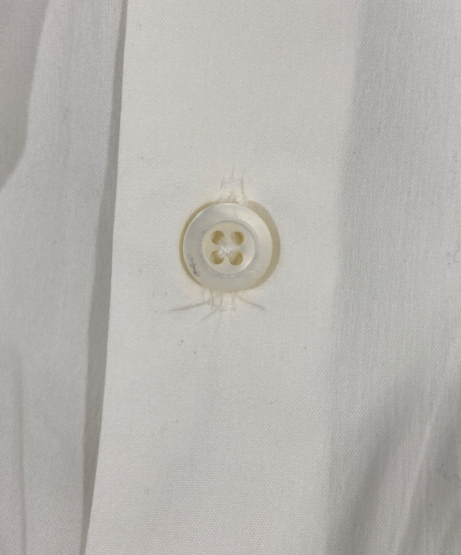 中古・古着通販】PRADA (プラダ) ドレスシャツ ホワイト サイズ:43/17