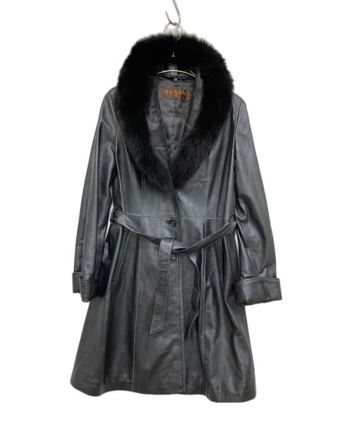 中古・古着通販】BALMAIN (バルマン) 羊革フォックスファーステッチ