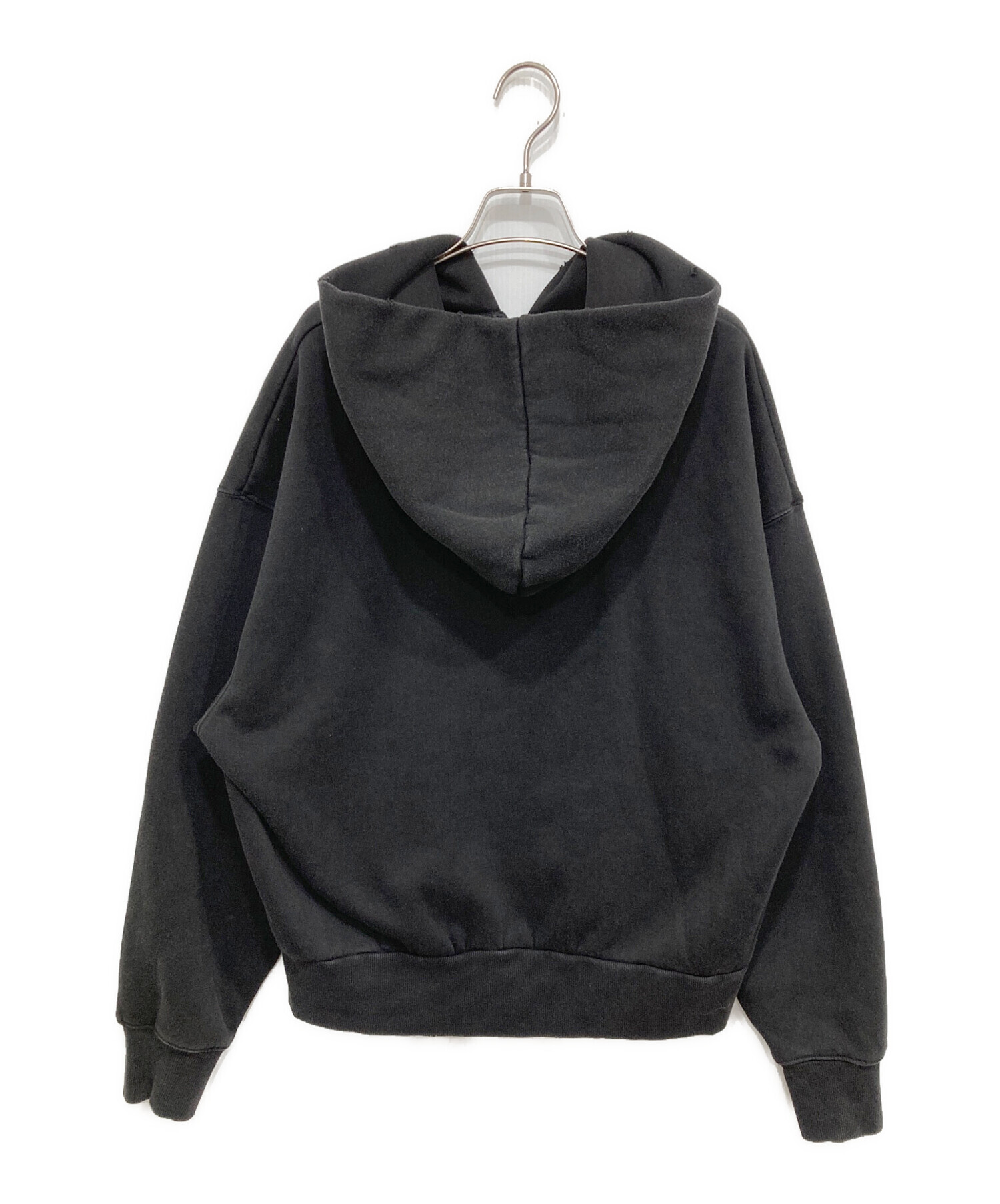 中古・古着通販】seeksole (シークソール) パーカー ブラック サイズ:L 